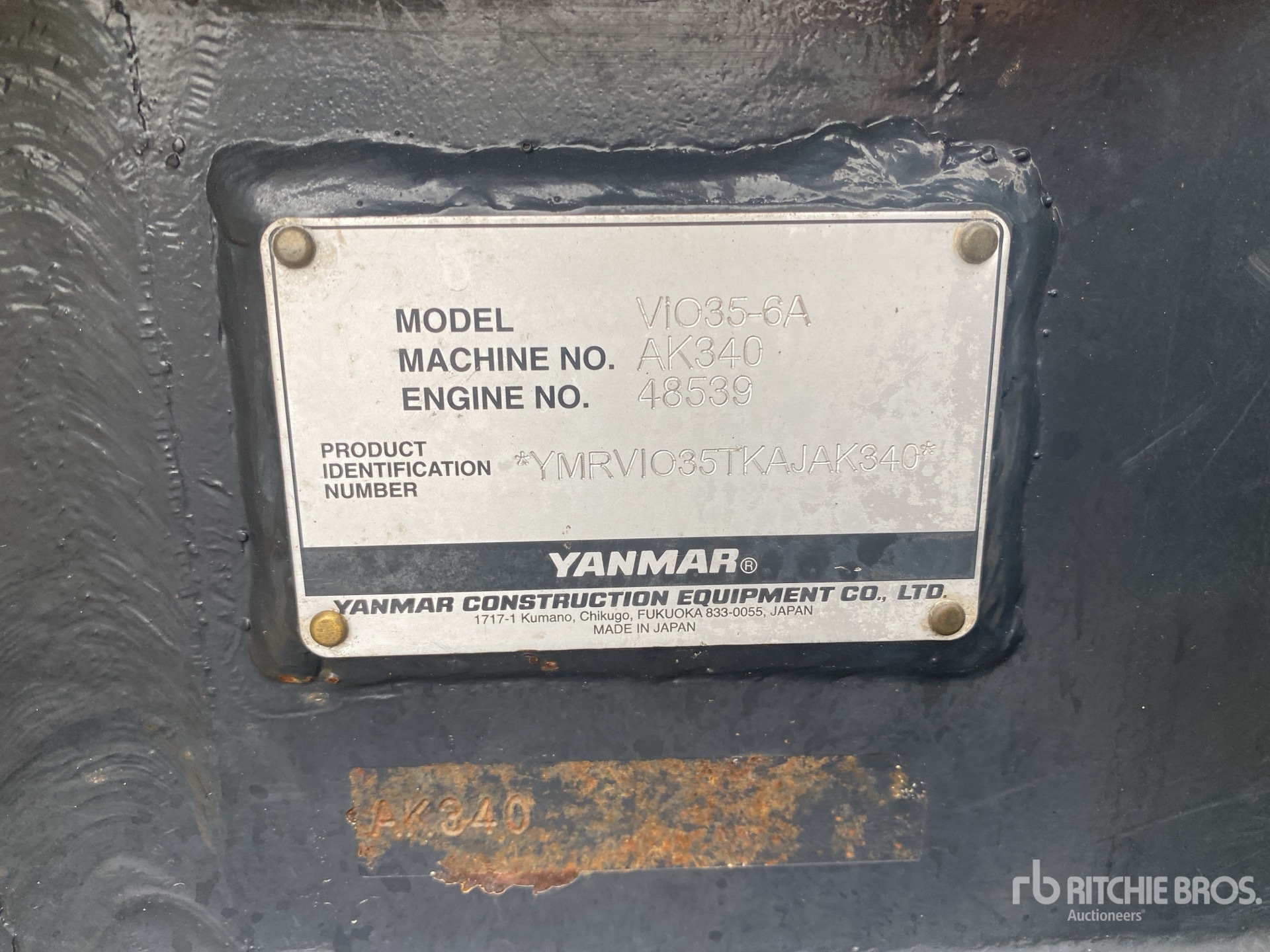 2019 Yanmar VIO35-6A