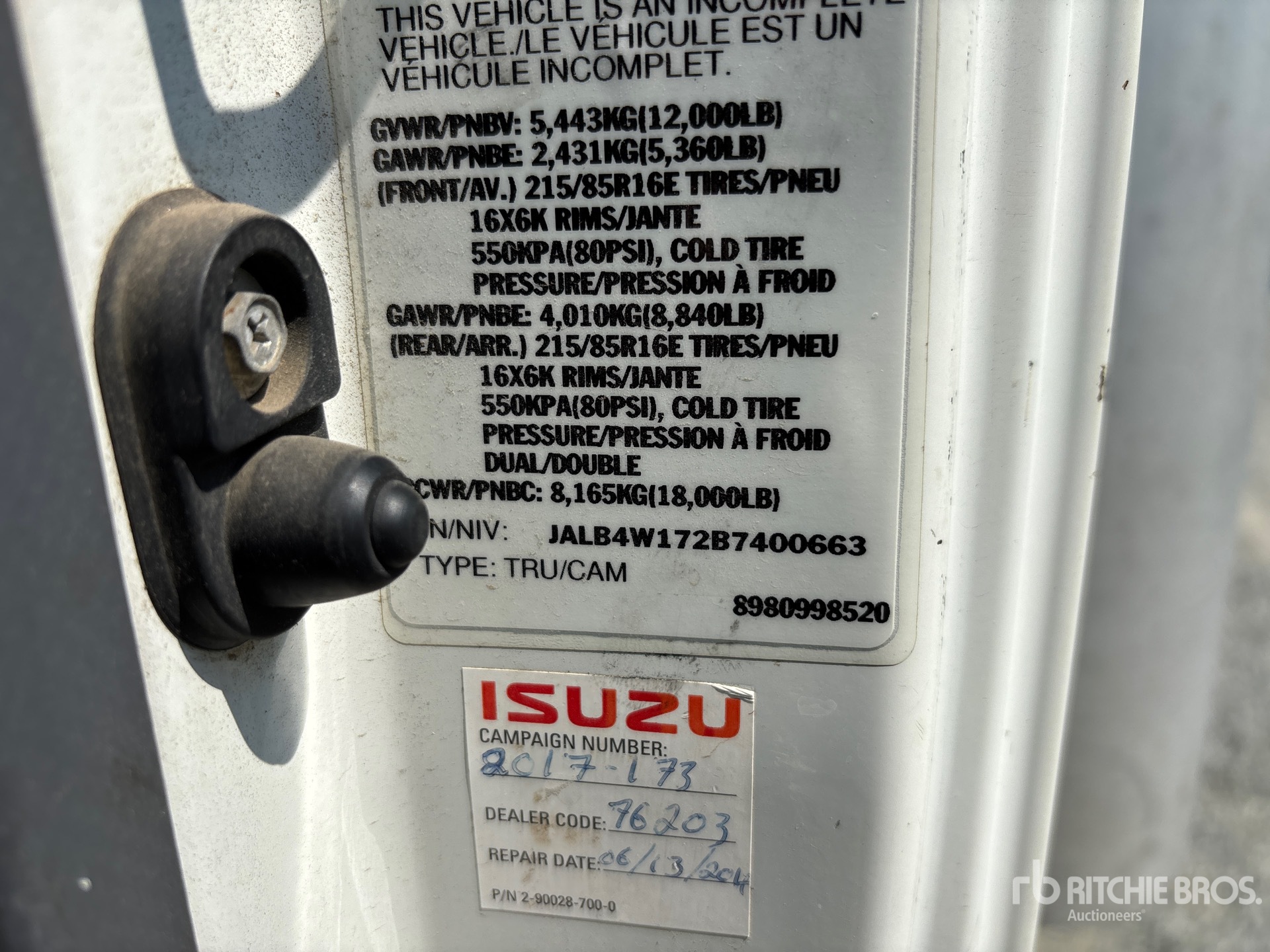 2011 Isuzu NPR