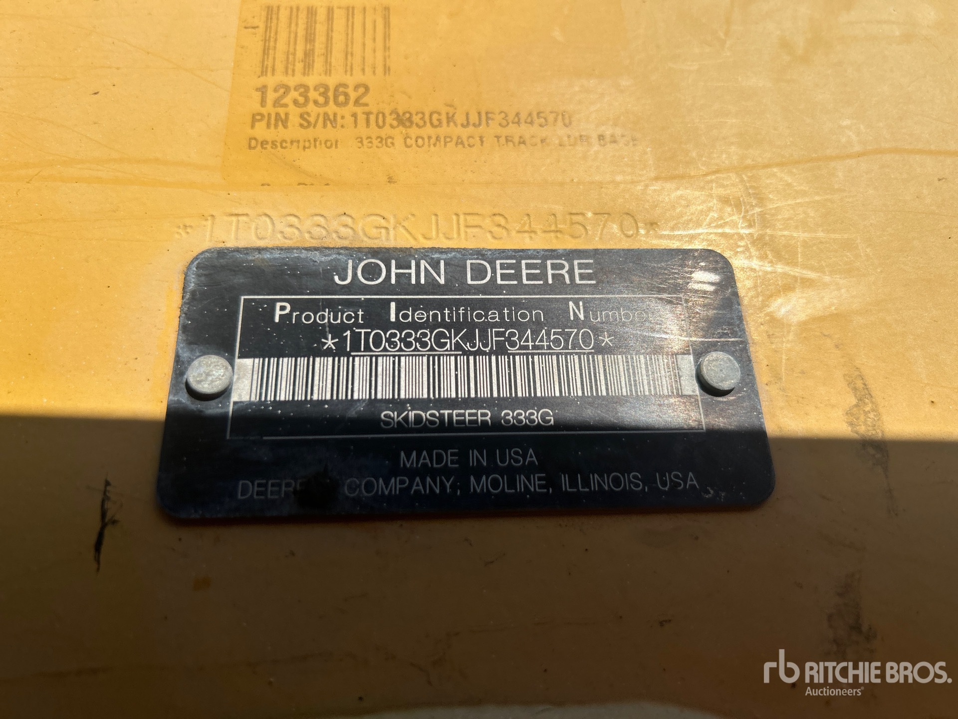 Photo of 2019 John Deere 333G