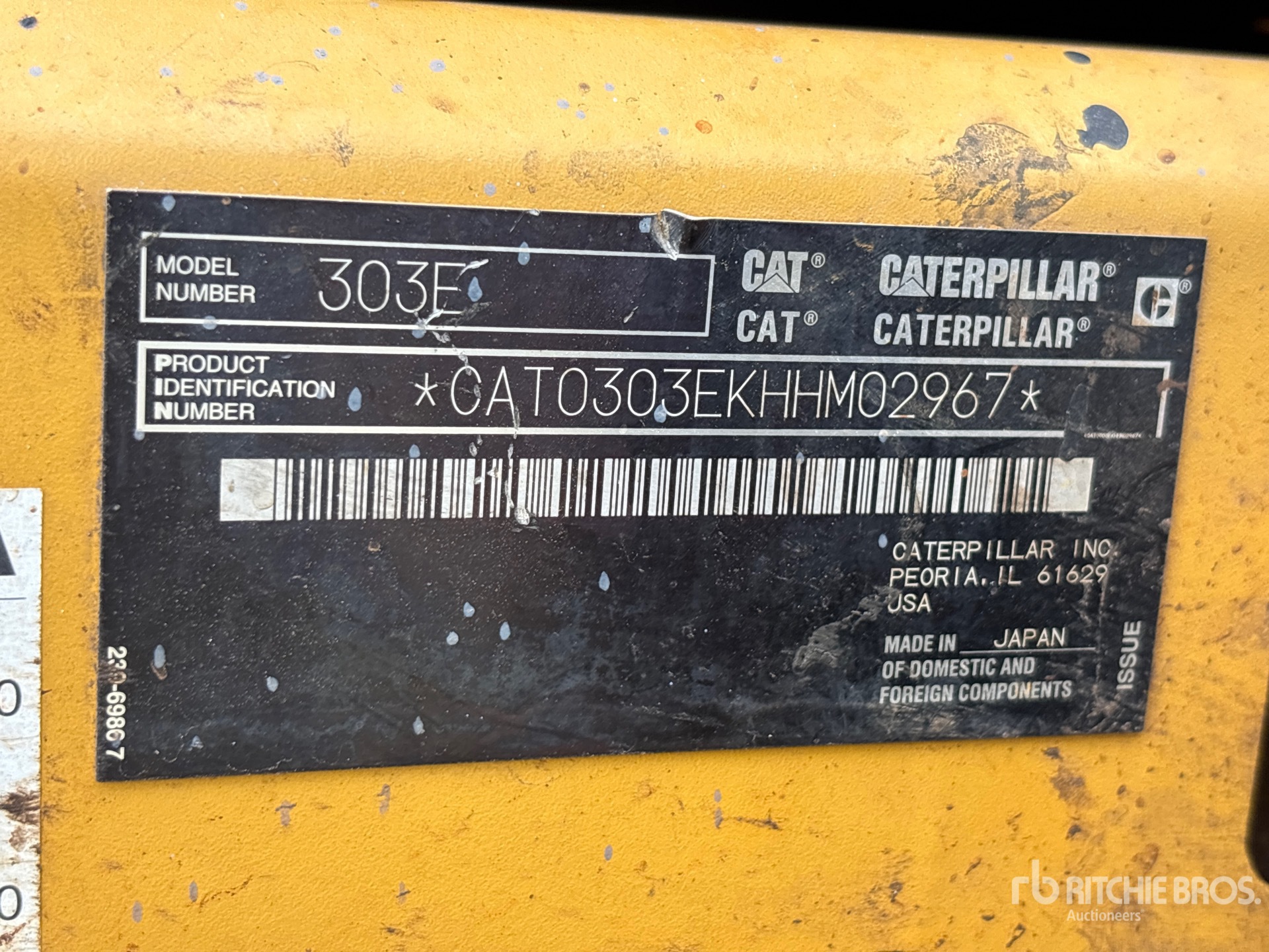 2019 Caterpillar 303E CR
