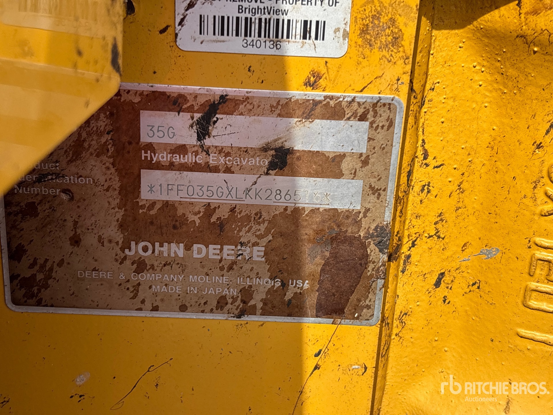 2019 John Deere 35G