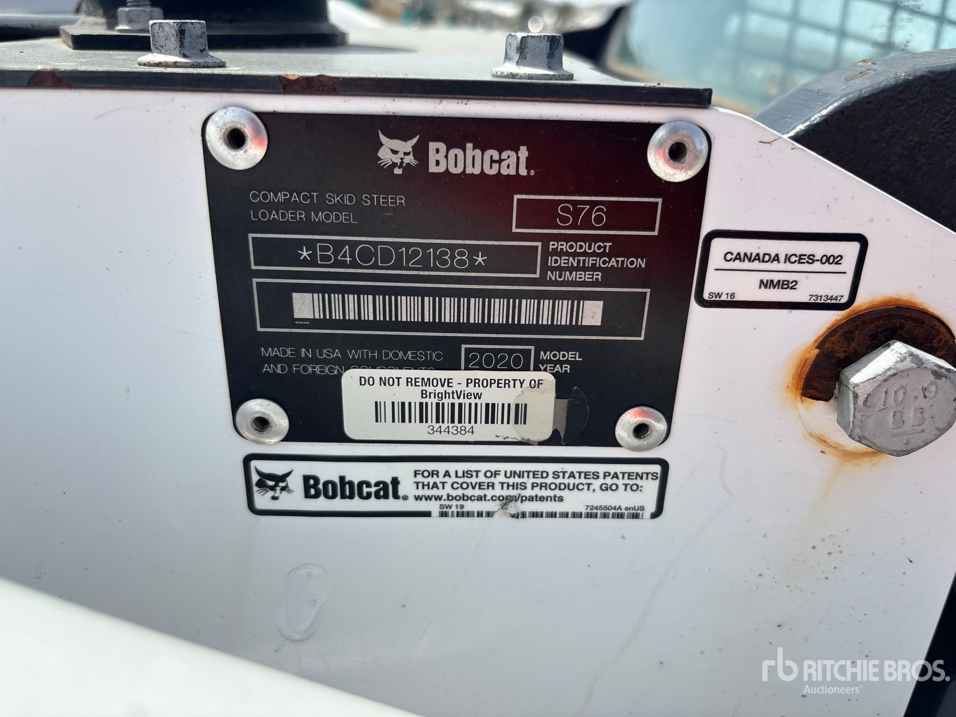 2020 Bobcat S76