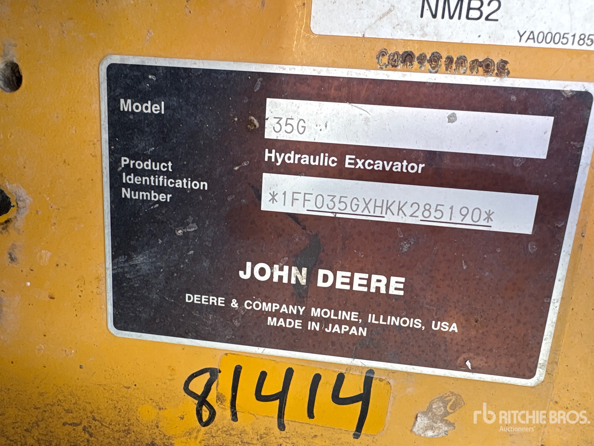 2019 John Deere 35G