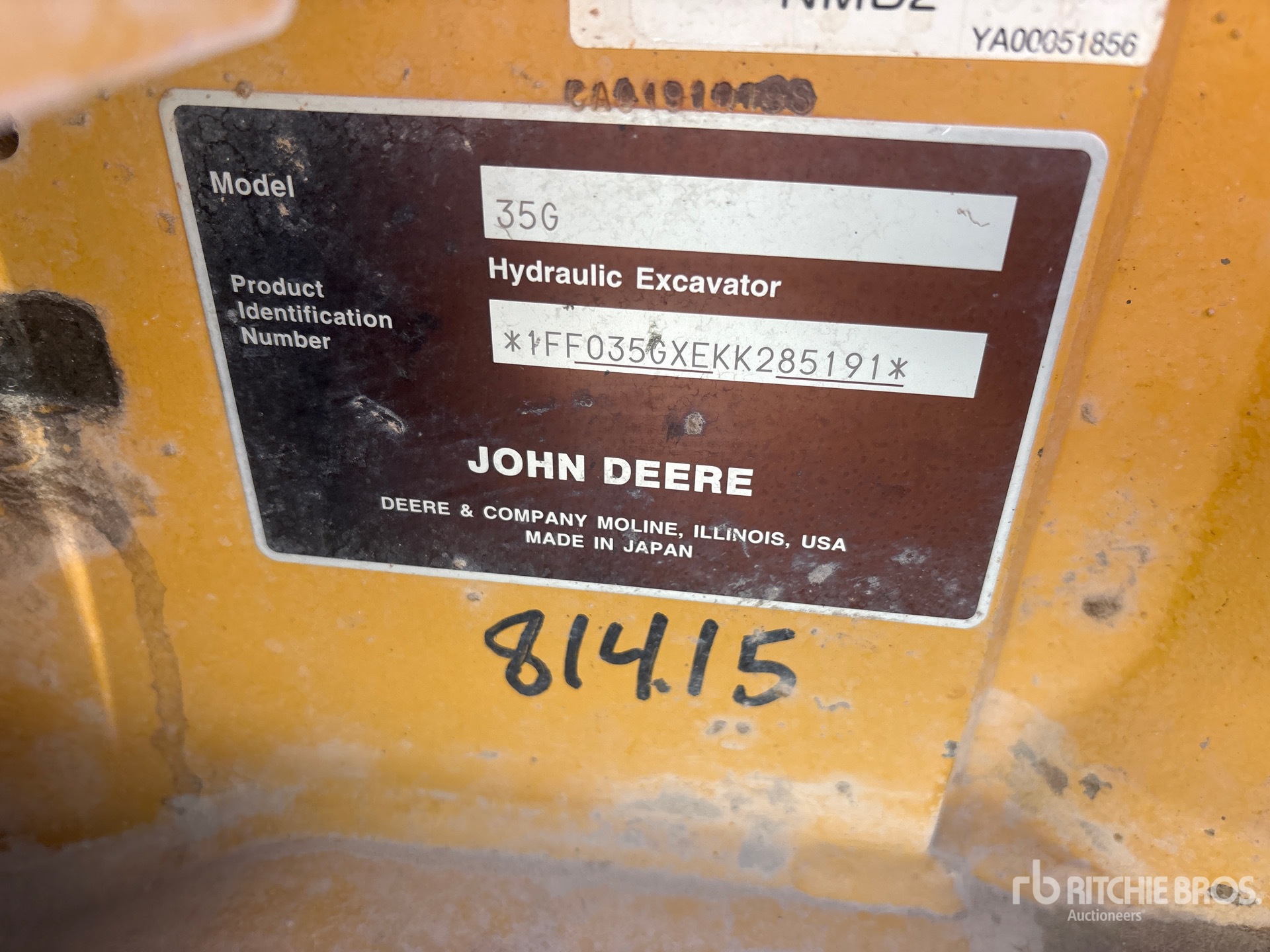2019 John Deere 35G