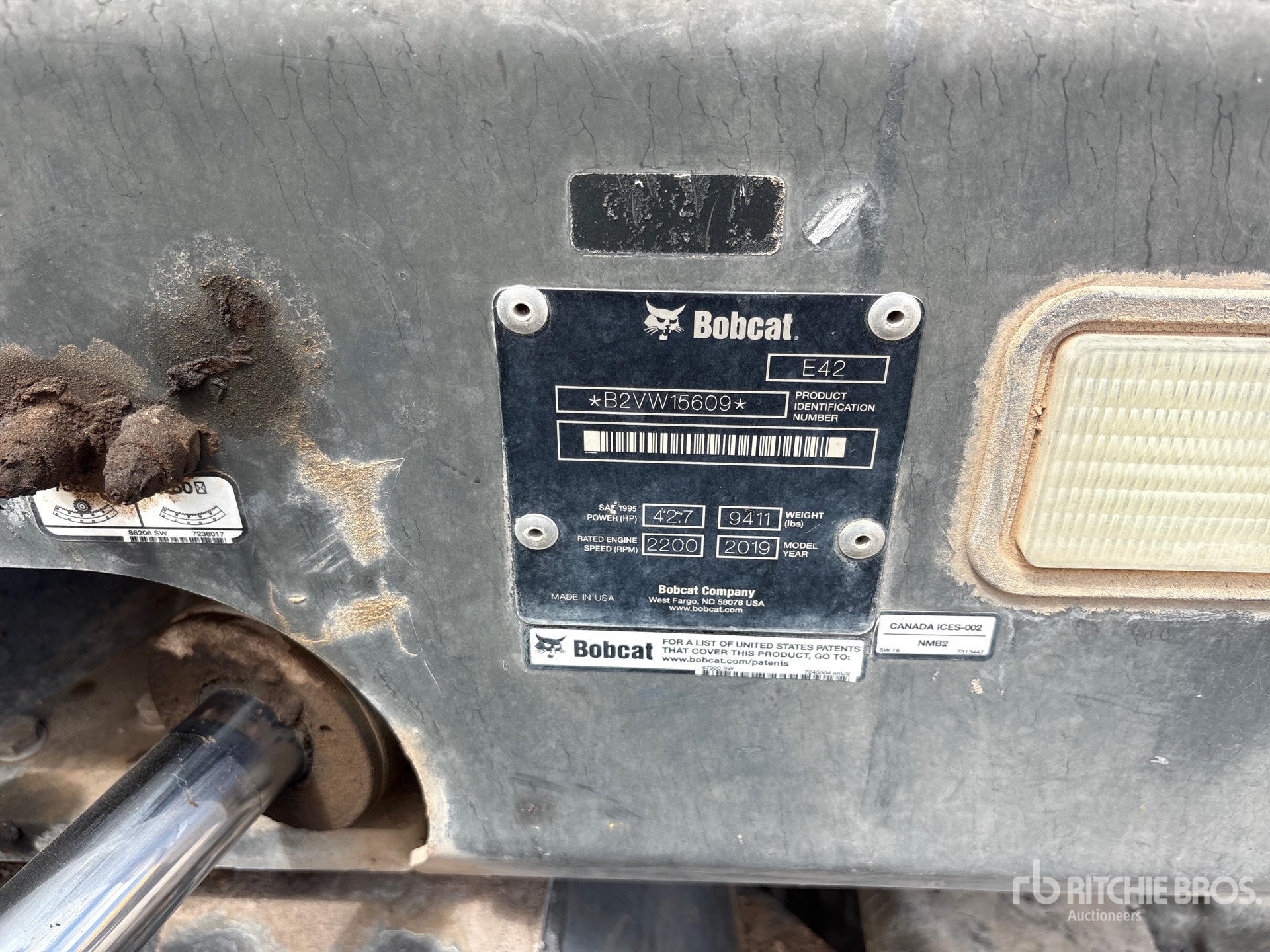2019 Bobcat E42-T4