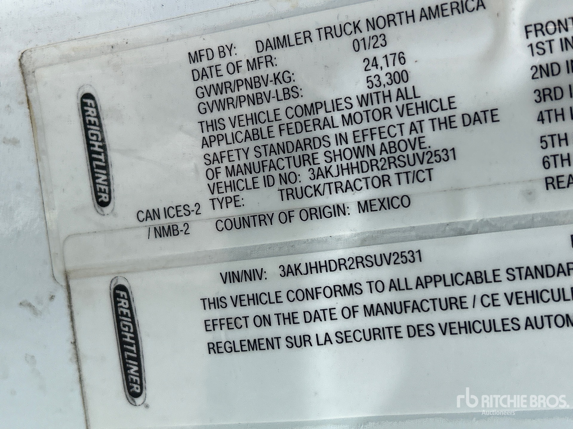 2024 Freightliner CASCADIA 126