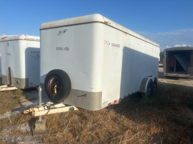 2012 S&H 20 ft T/A Enclosed Trailer