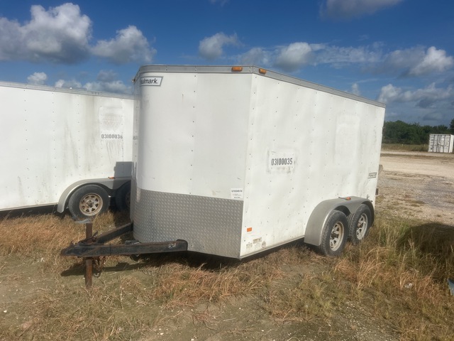 2015 Haulmark 12 ft S/A Enclosed Trailer