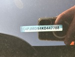 General Appearance with Frame Stamp Serial Number/VIN Photo