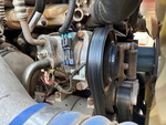 Engine with A/C Compressor