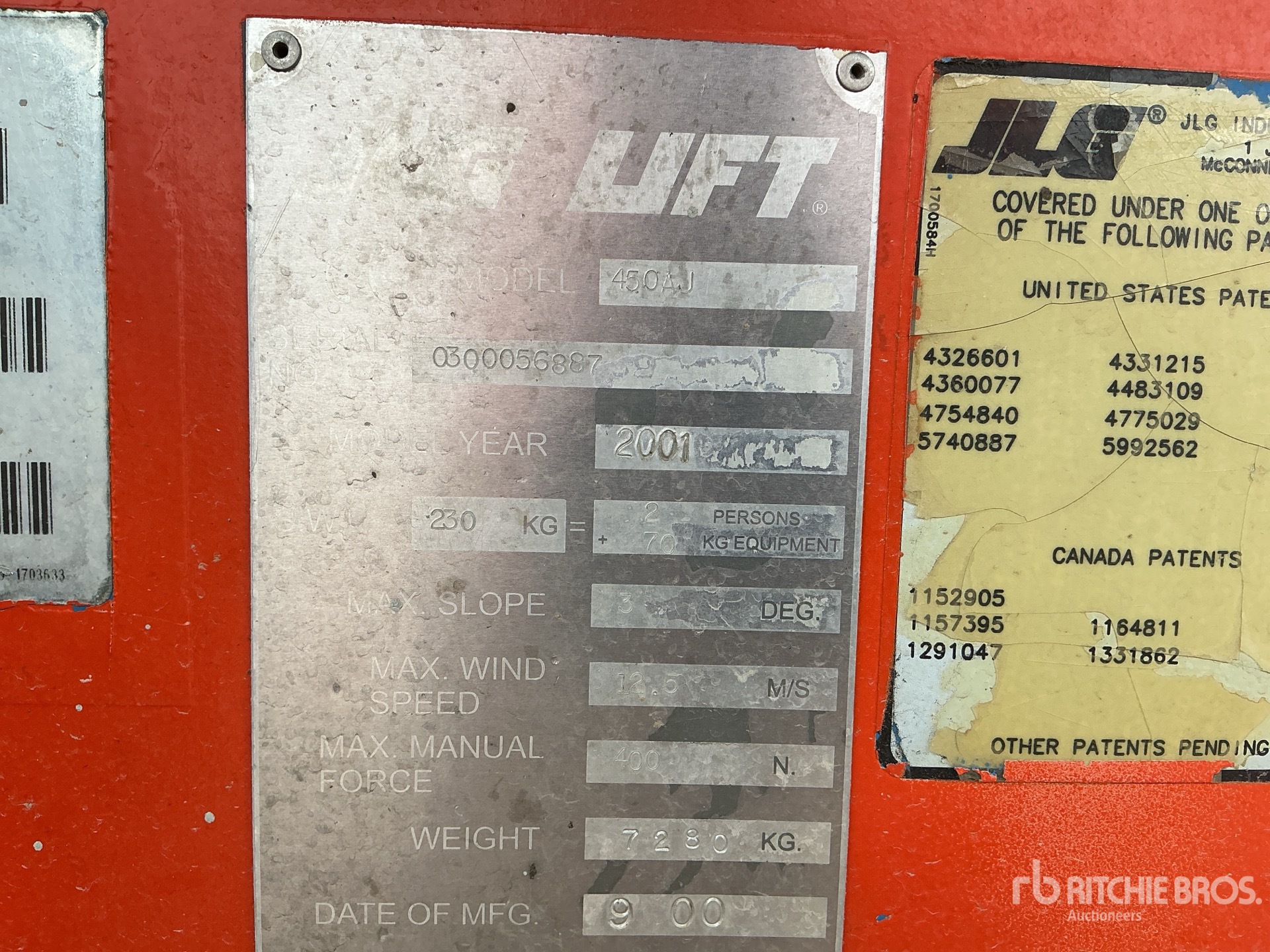 2001 JLG 450AJ
