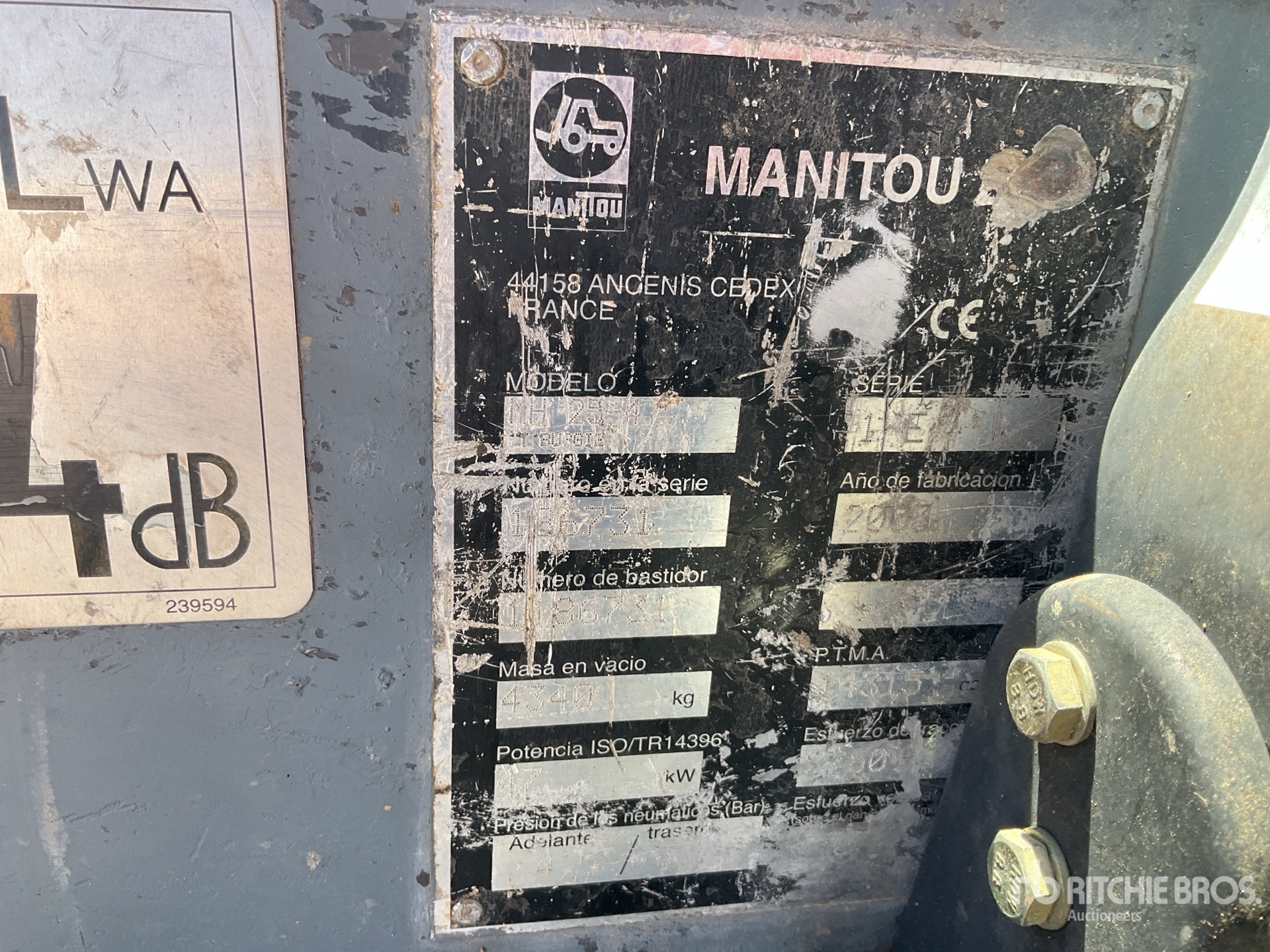 2004 Manitou MH25-4
