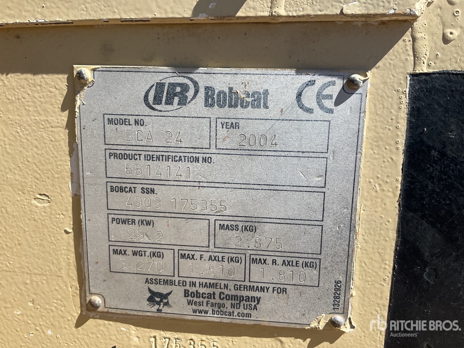 2004 Bobcat BCA24
