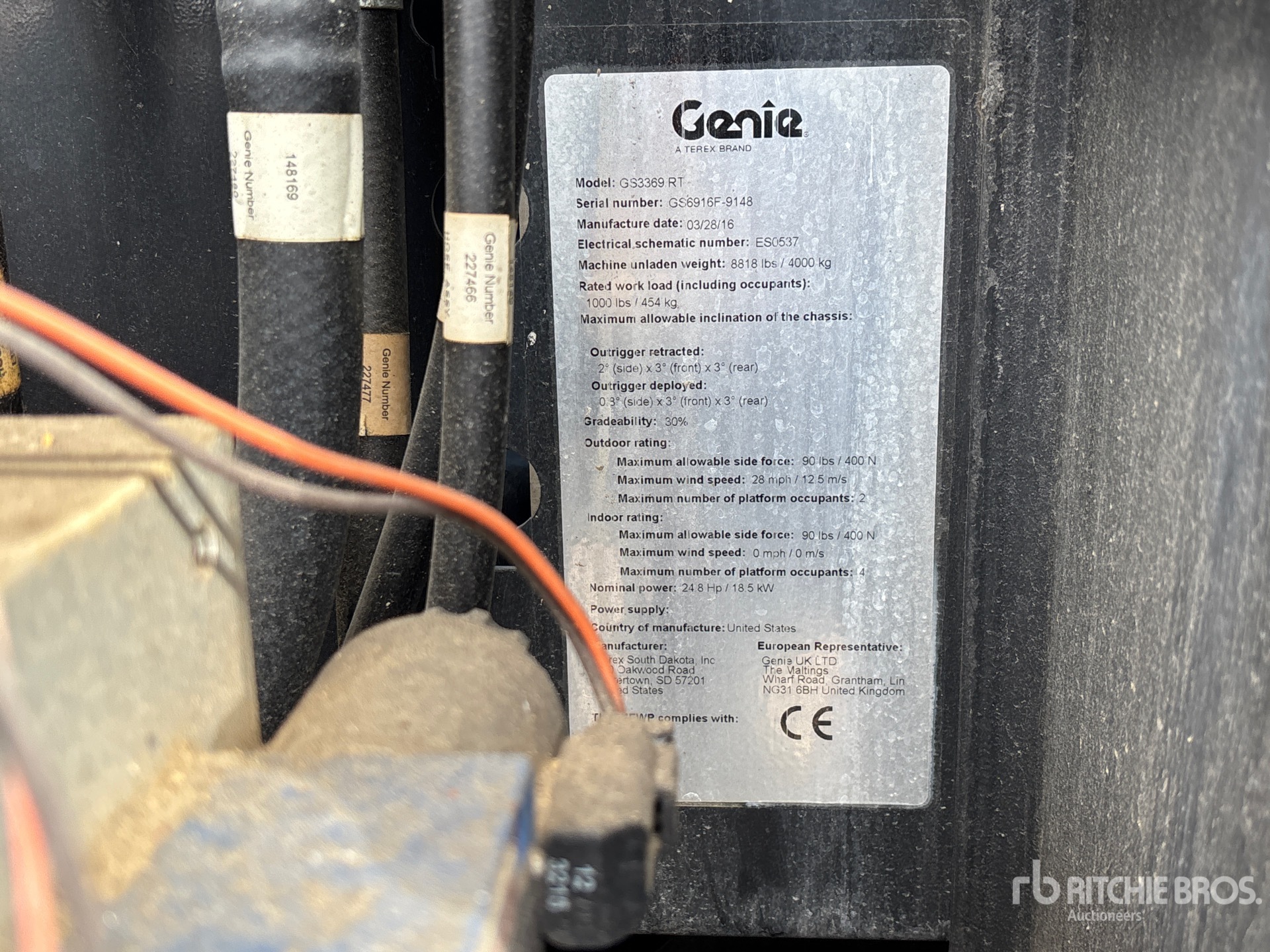2016 Genie GS-3369RT