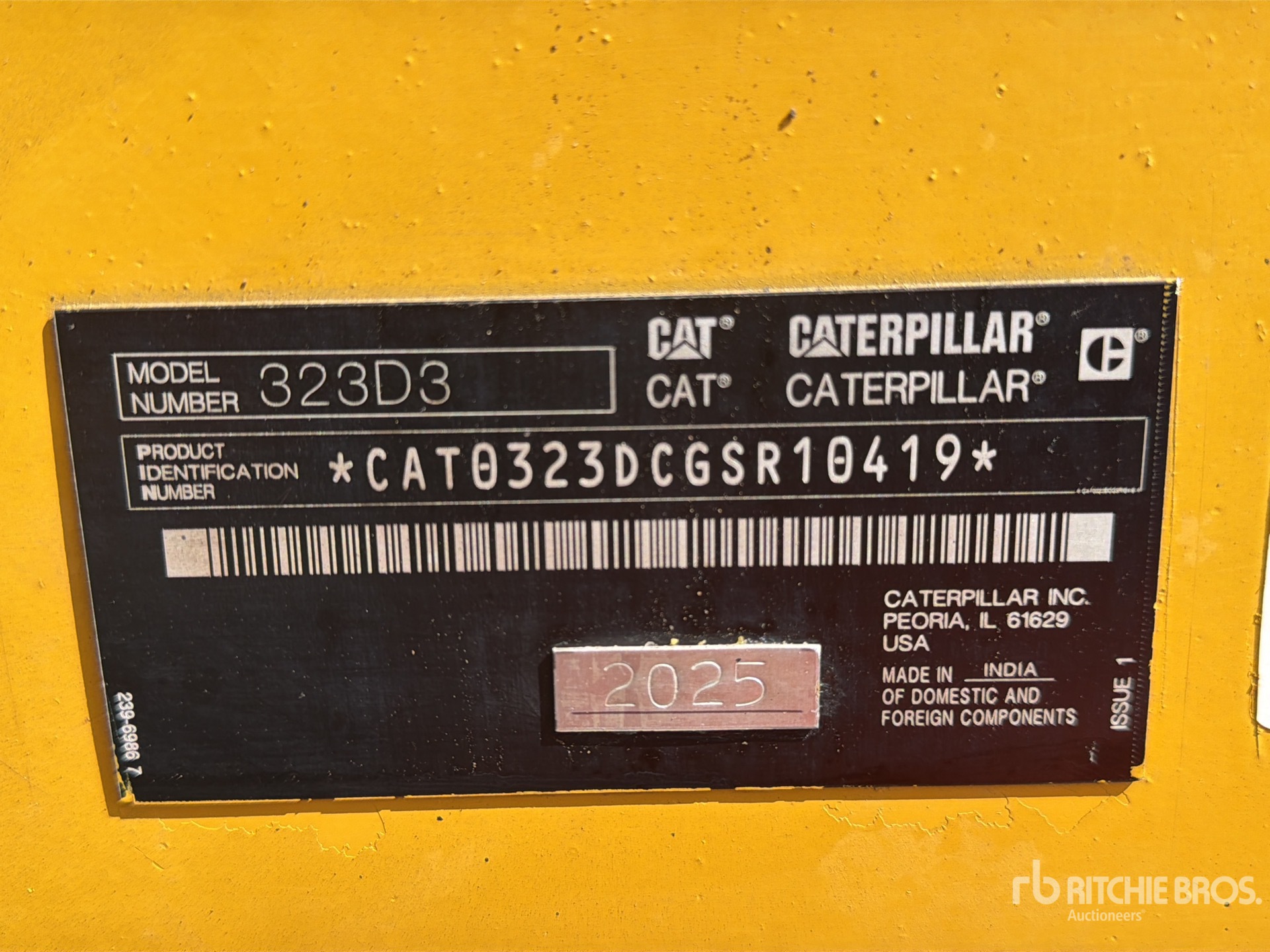 2025 Caterpillar 323D III