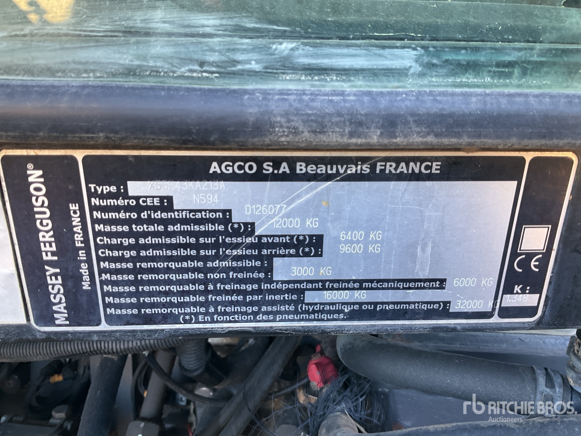 2013 Massey Ferguson 7619