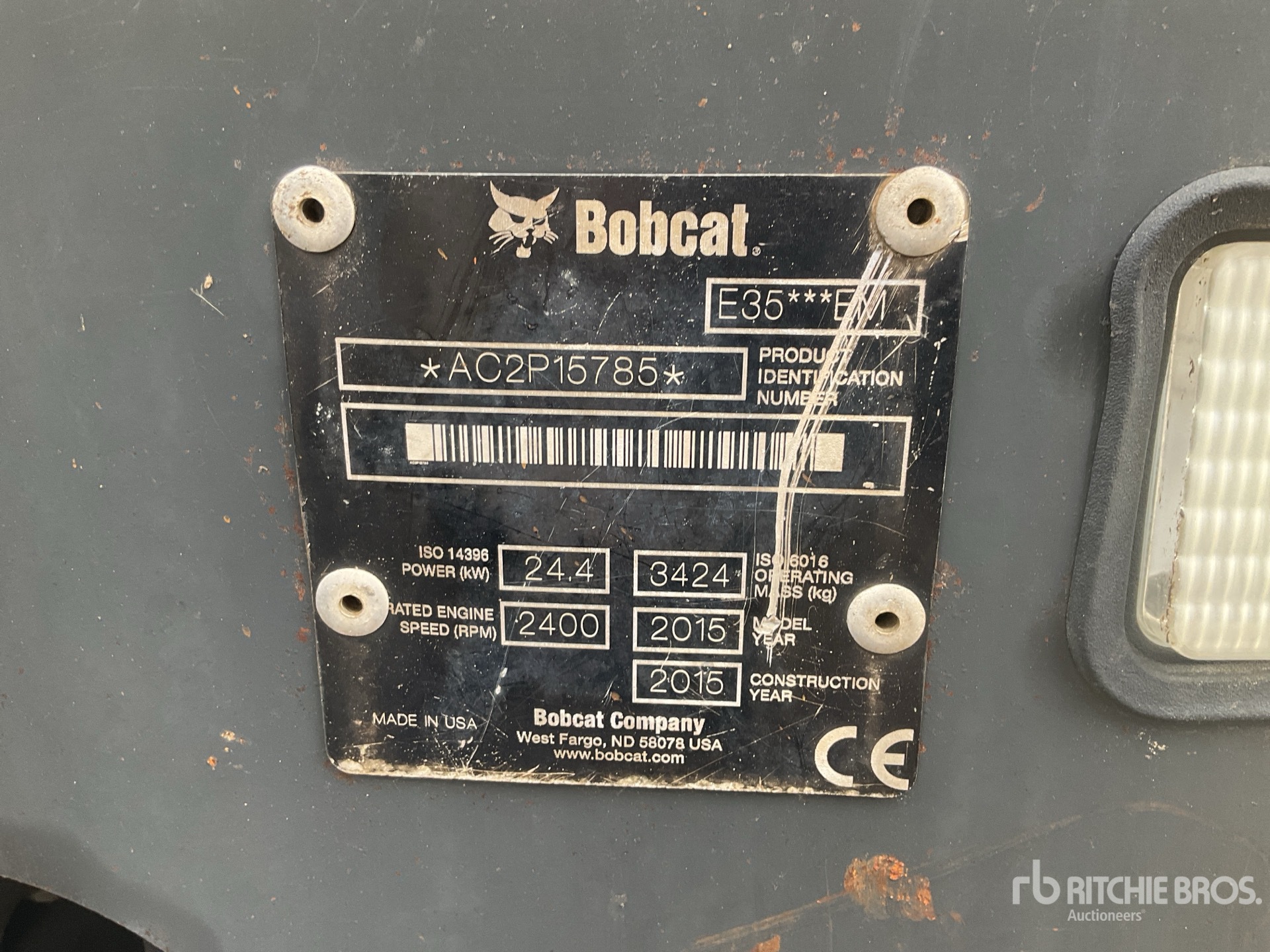 2015 Bobcat E35