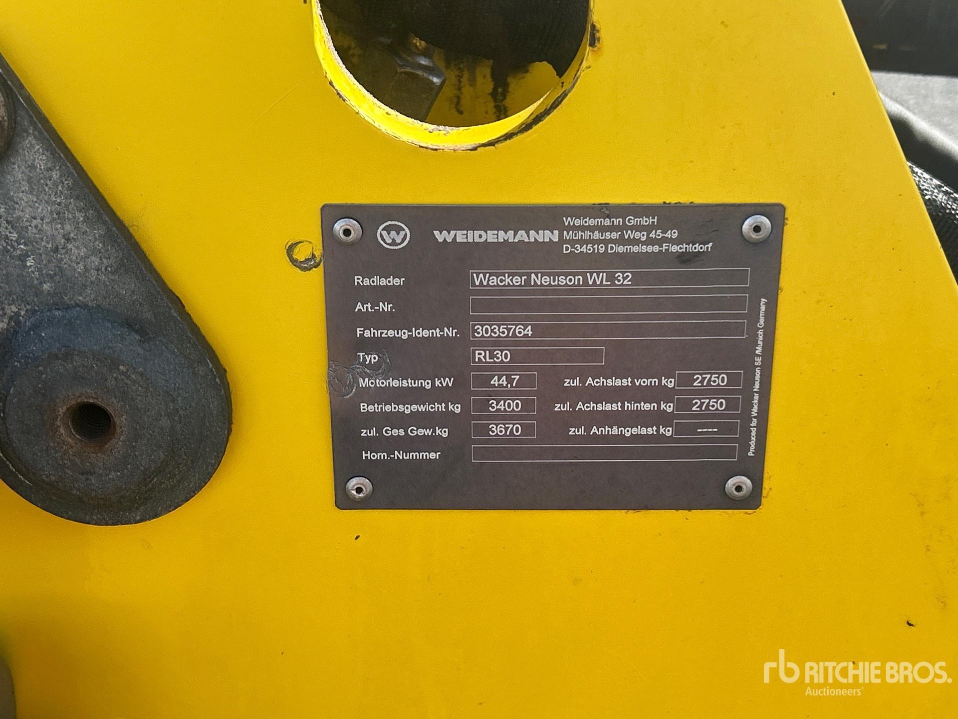 2015 Wacker Neuson WL32