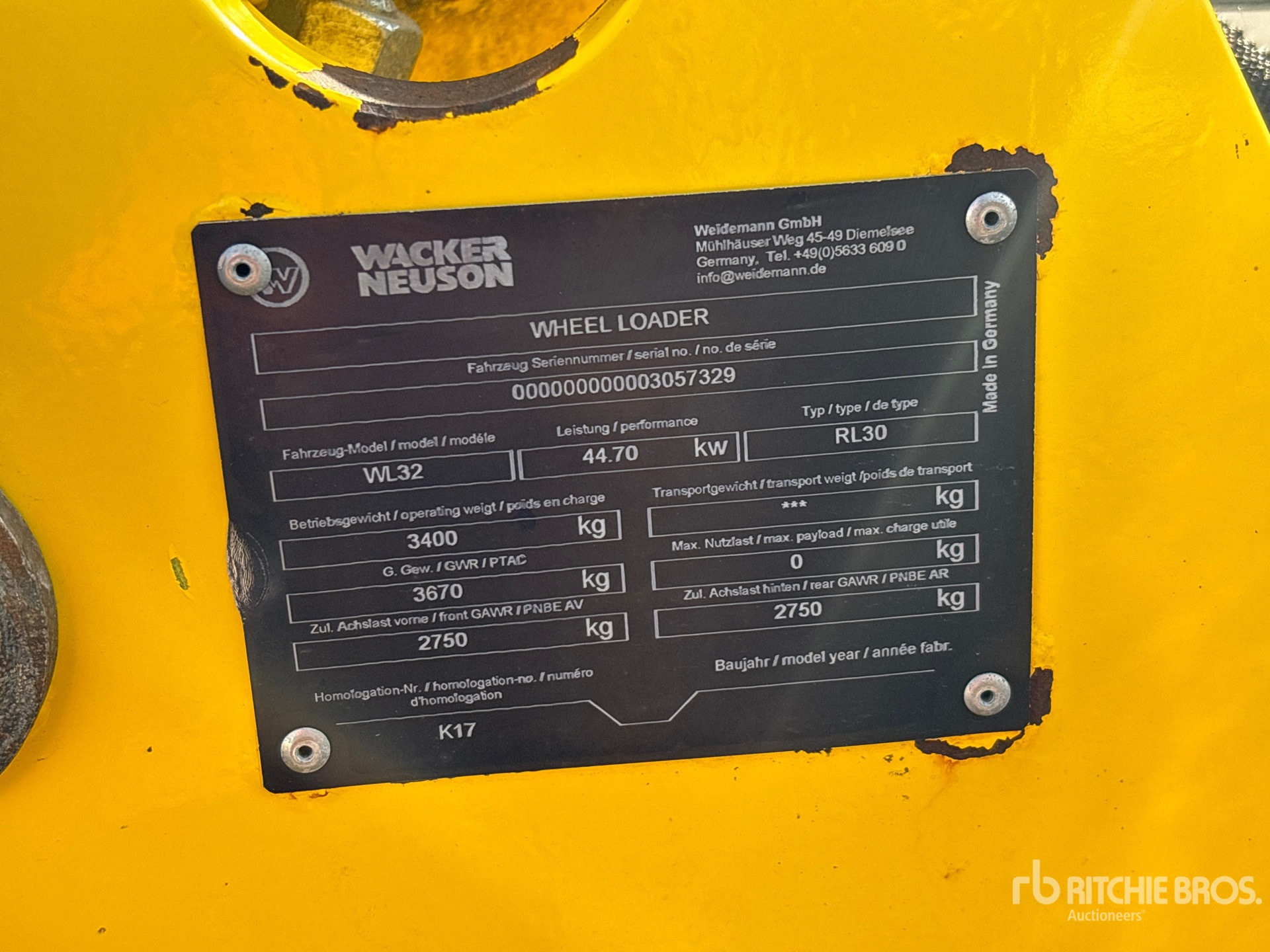 2019 Wacker Neuson WL32
