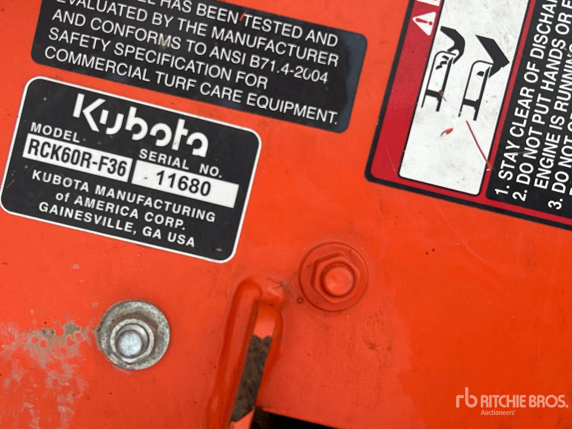 2020 Kubota RCK60R-F36