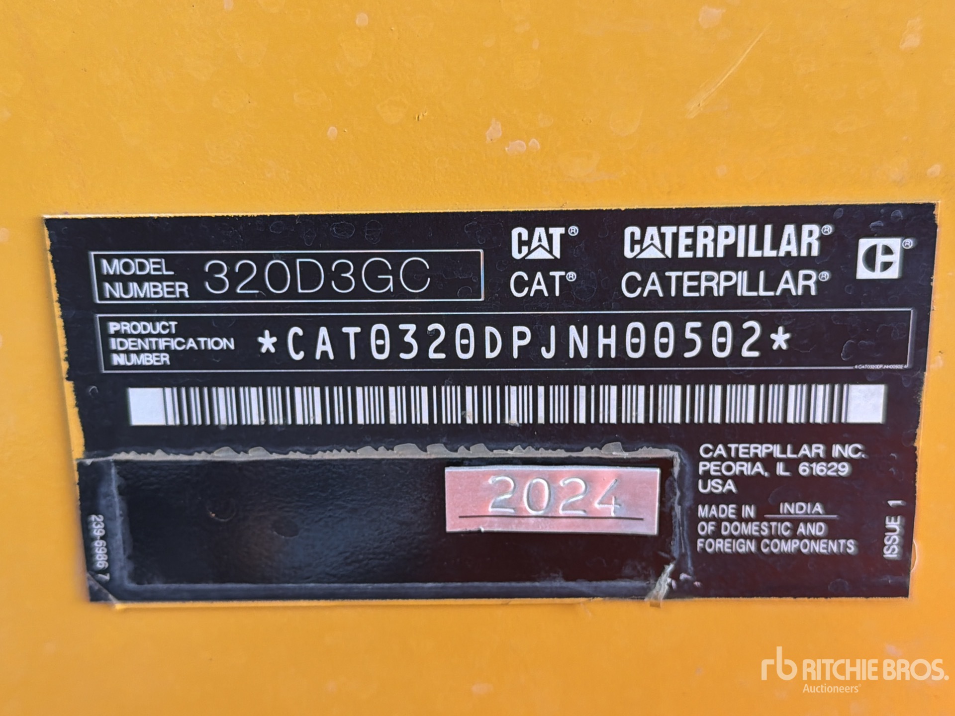 2024 Caterpillar 320D3 GC