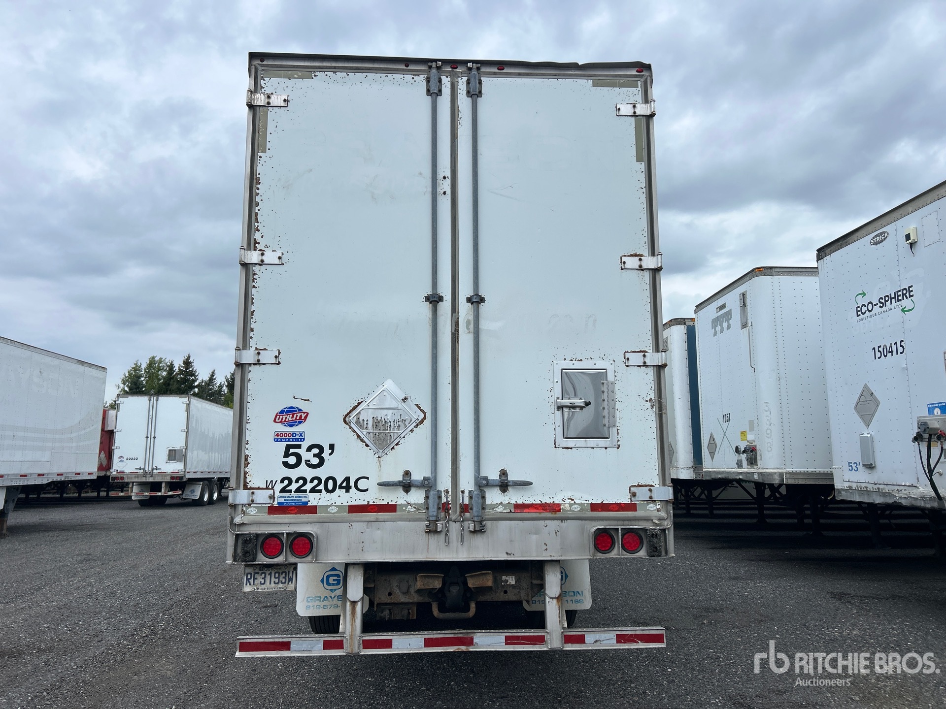 2015 Utility 53 FT X 102 IN T/A