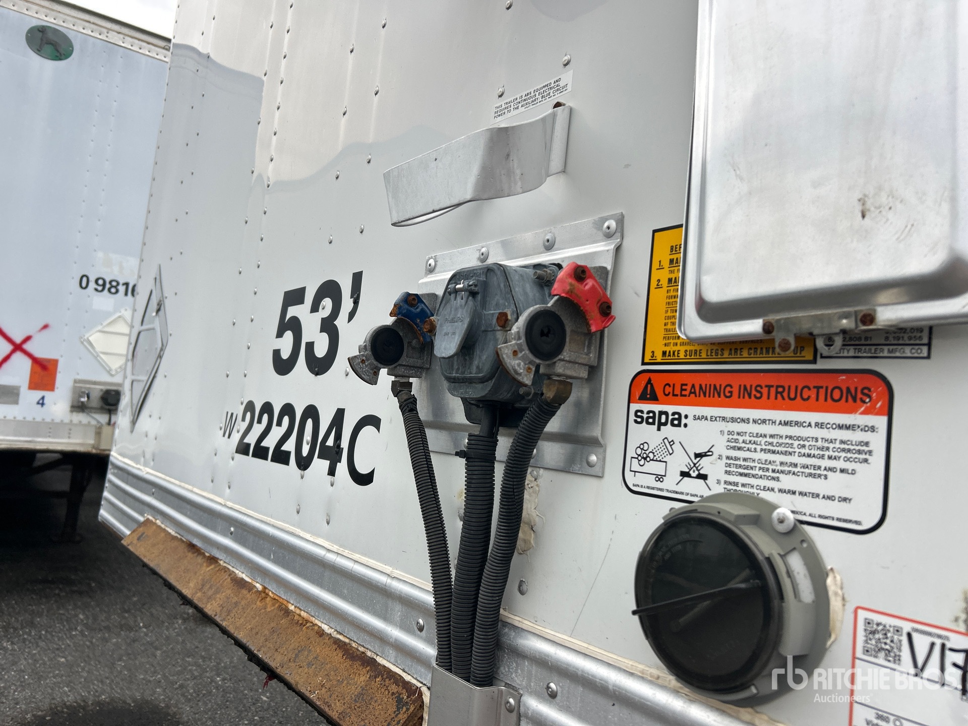 2015 Utility 53 FT X 102 IN T/A