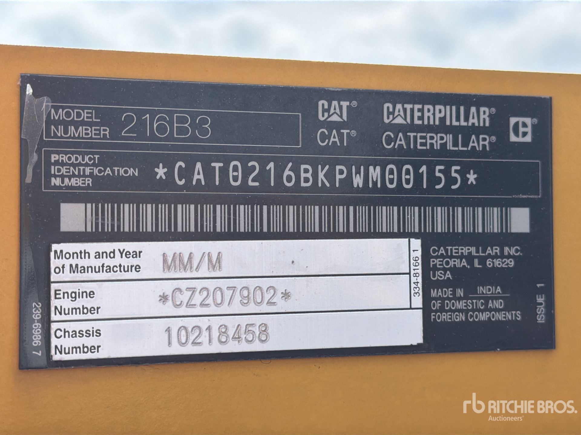 2021 Caterpillar 216B3