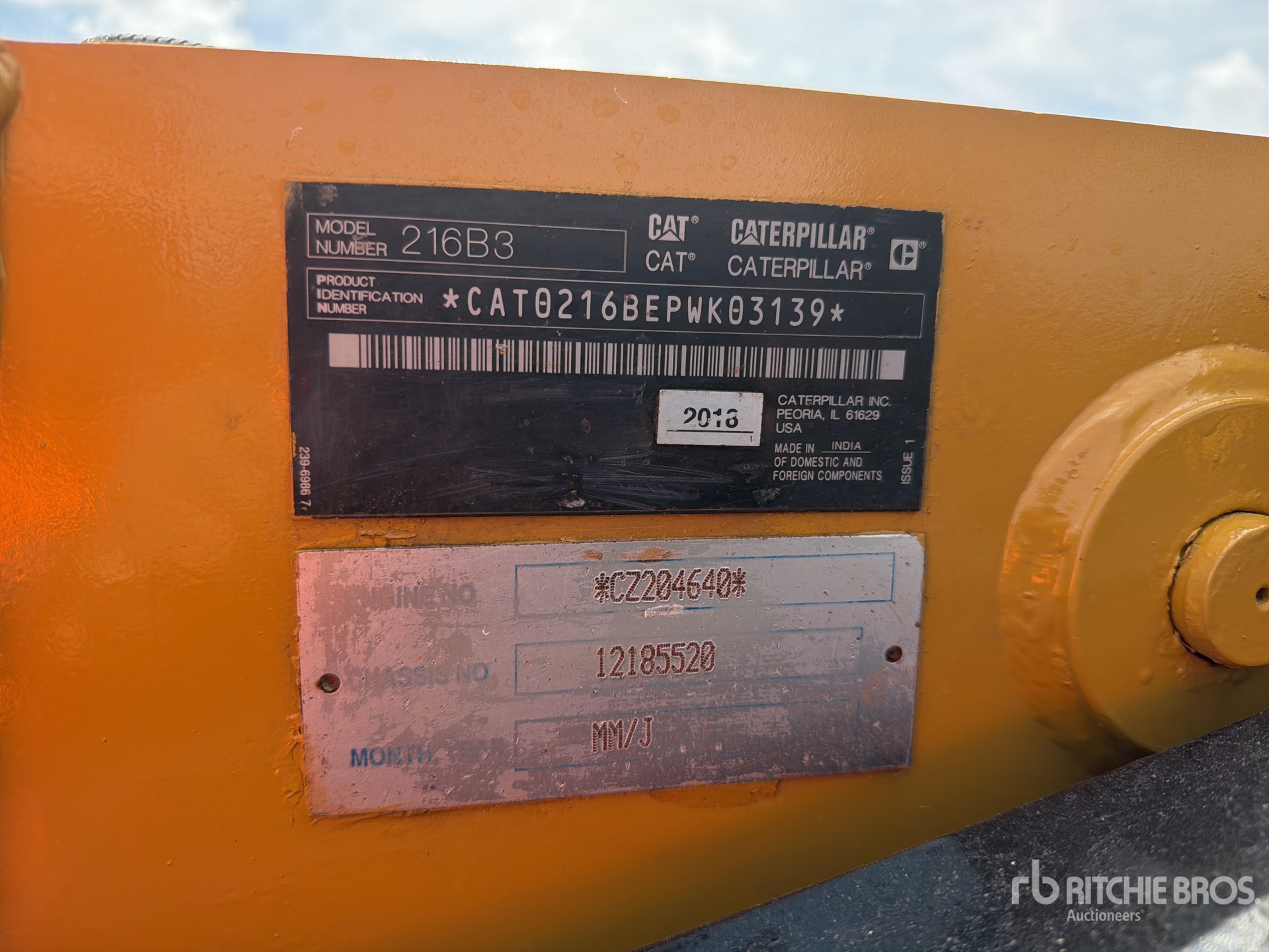 2018 Caterpillar 216B3