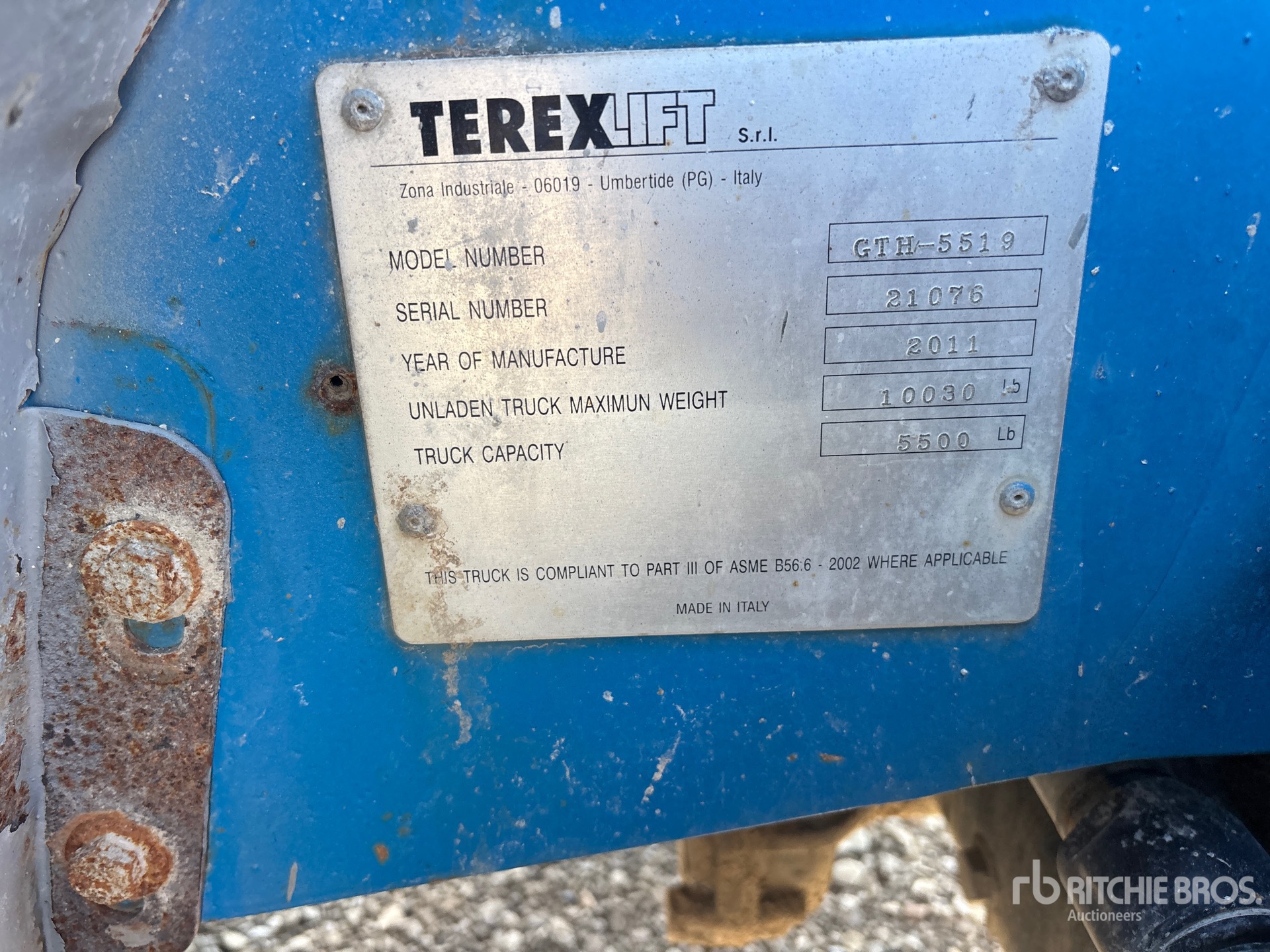 2011 Genie GTH-5519