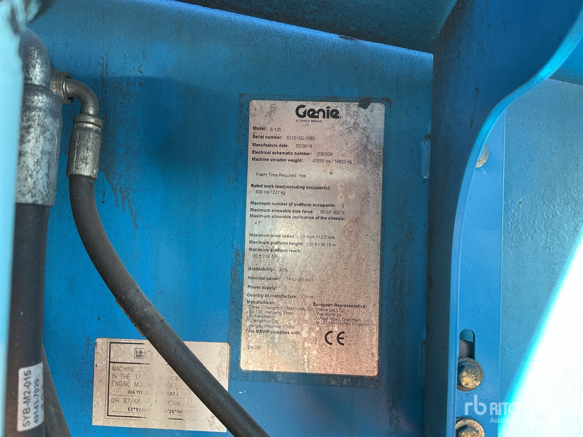 2016 Genie S125