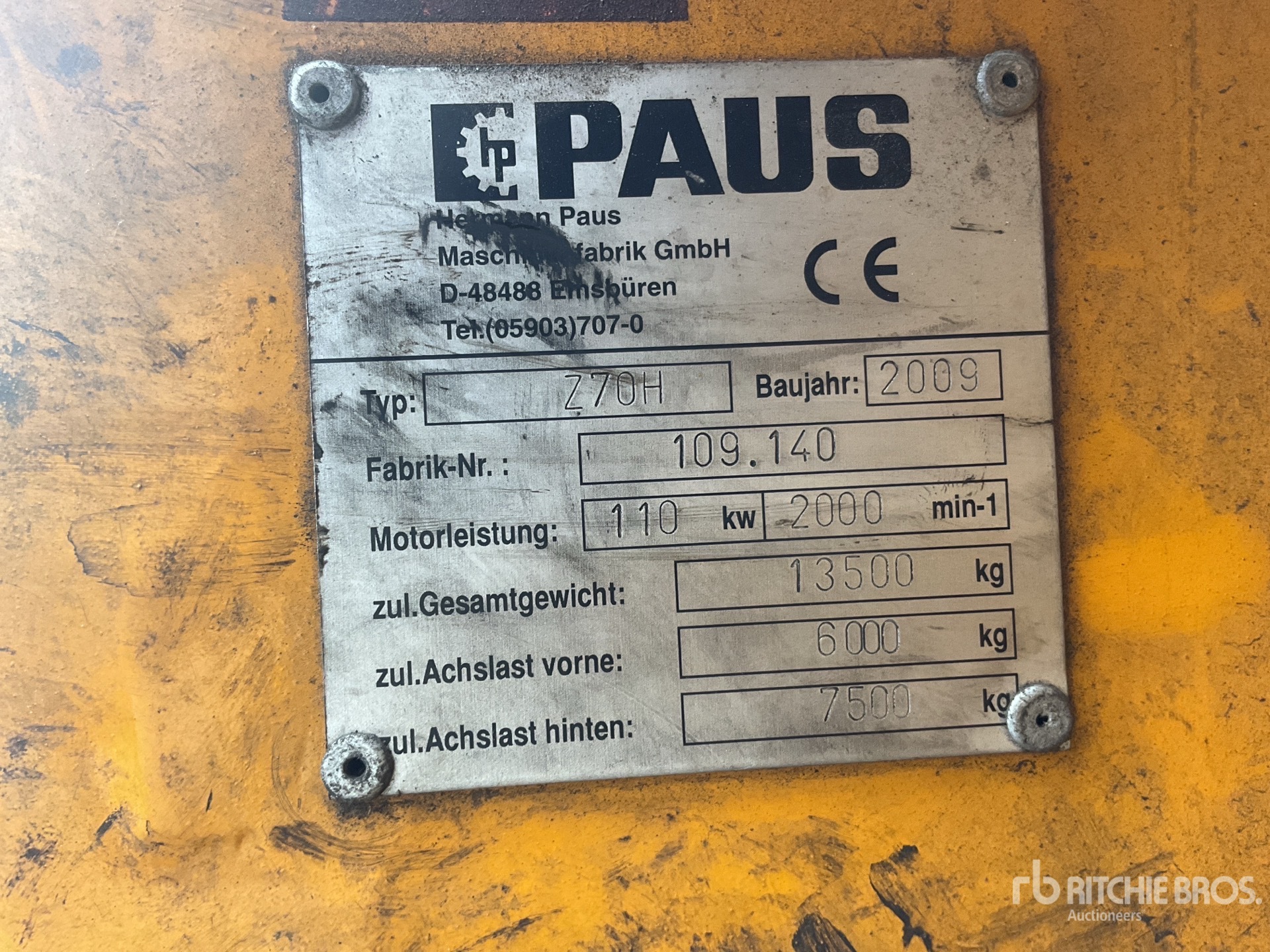 2009 Paus Z70H