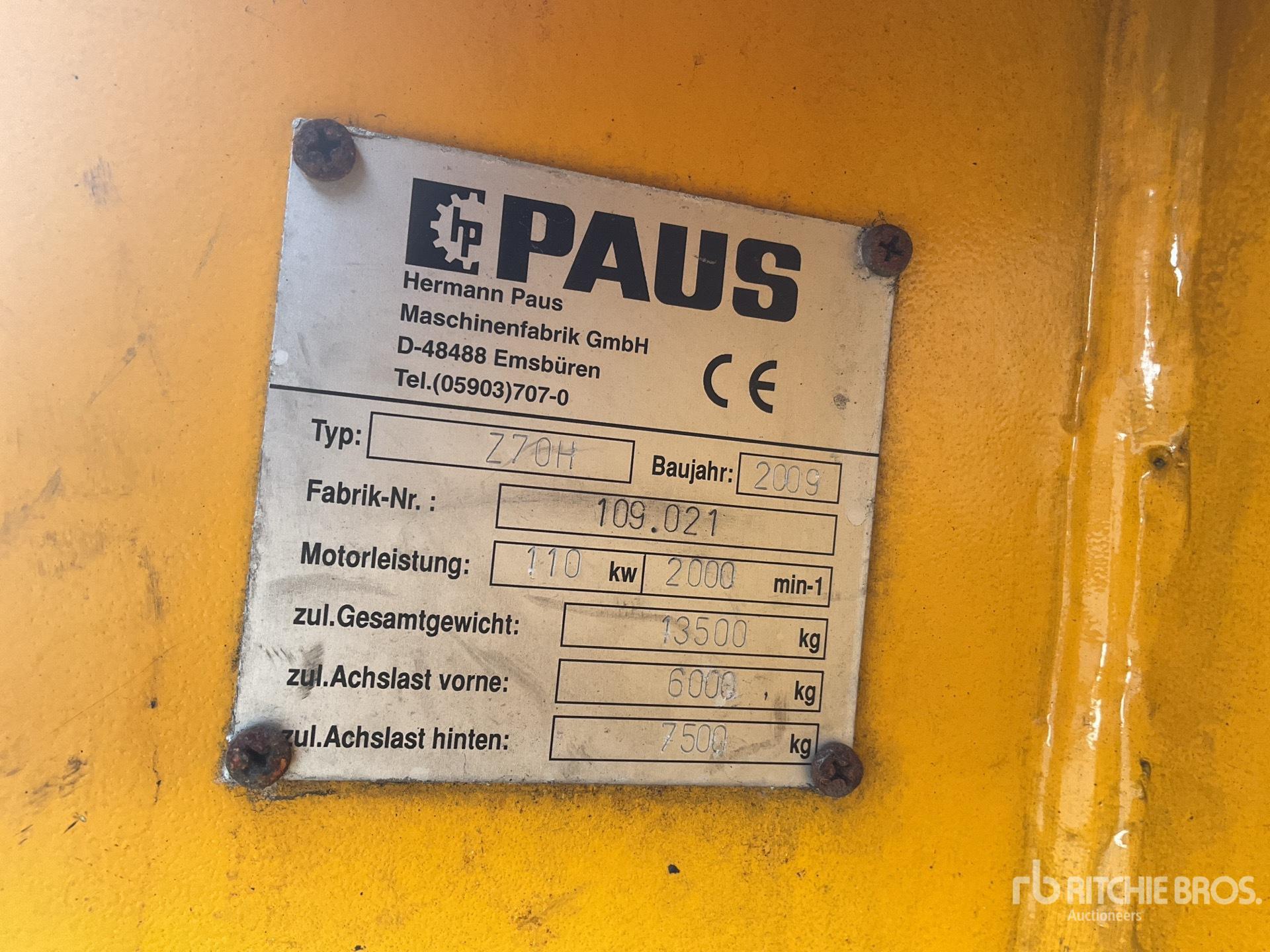 2009 Paus Z70H
