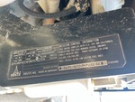 Engine with Emission Label