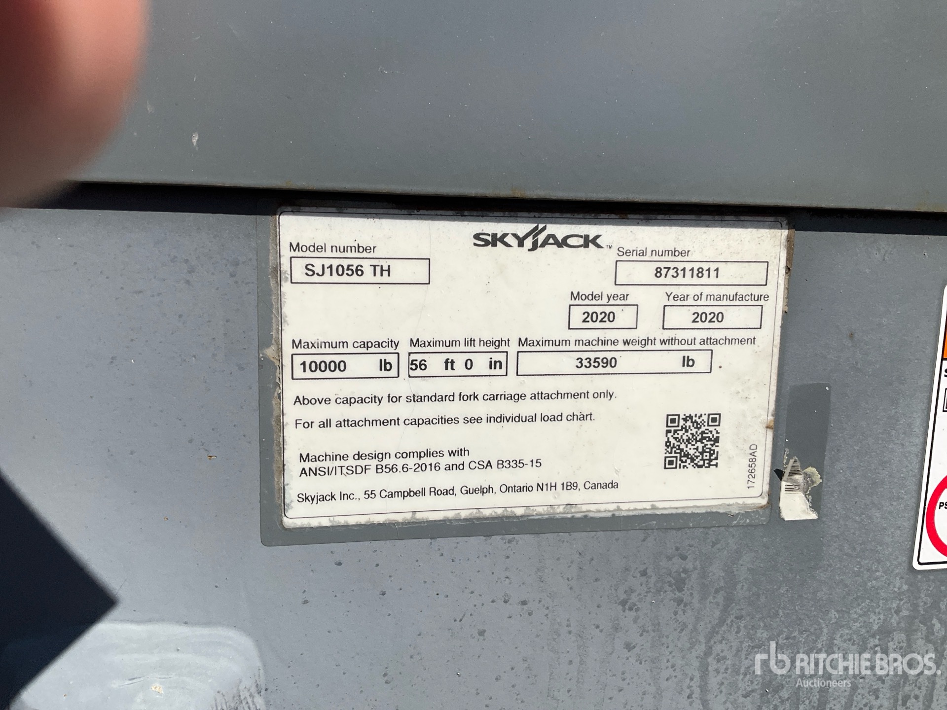 2020 Skyjack SJ1056TH
