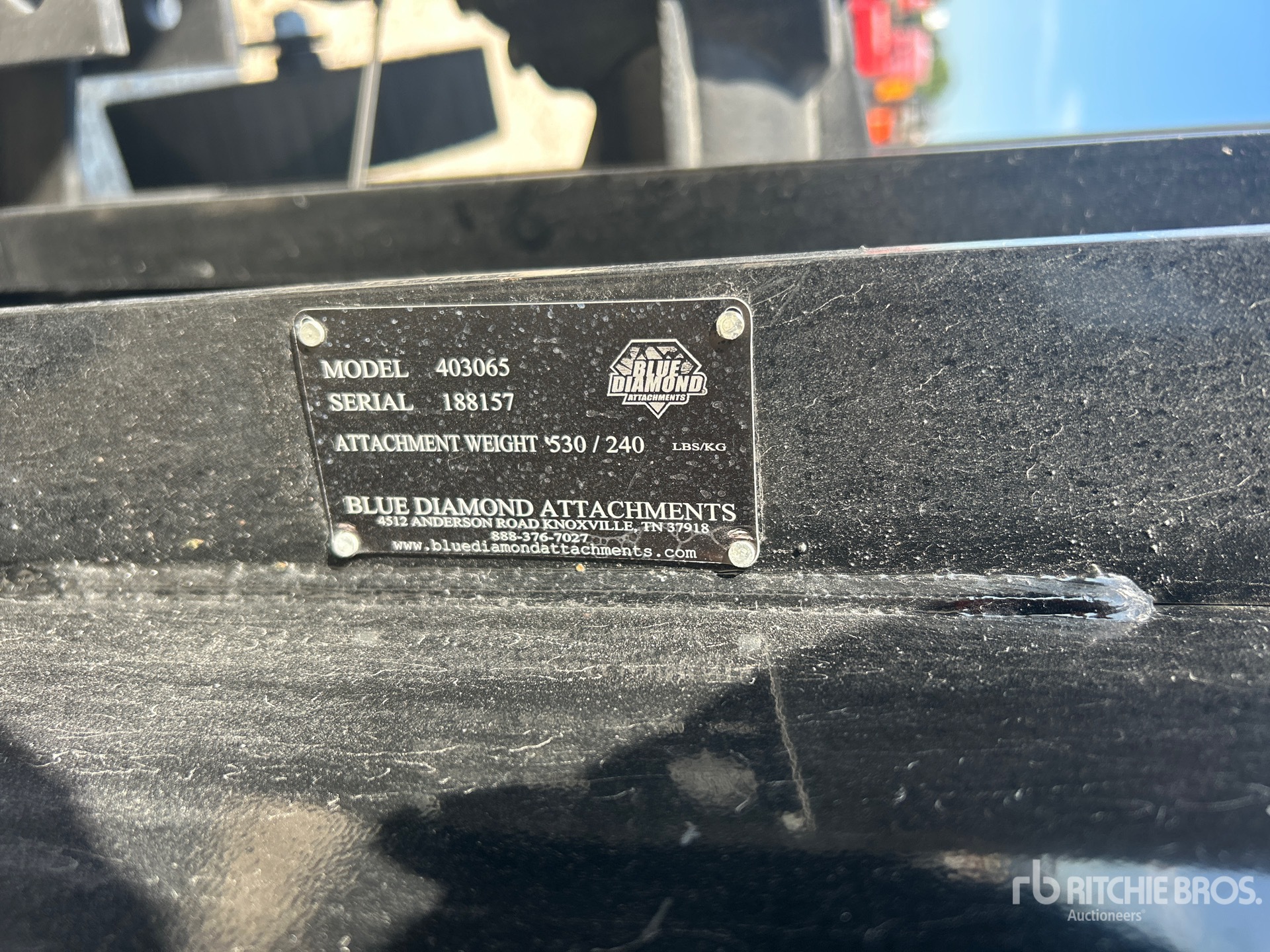 Blue Diamond 5 FT 3-POINT HITCH