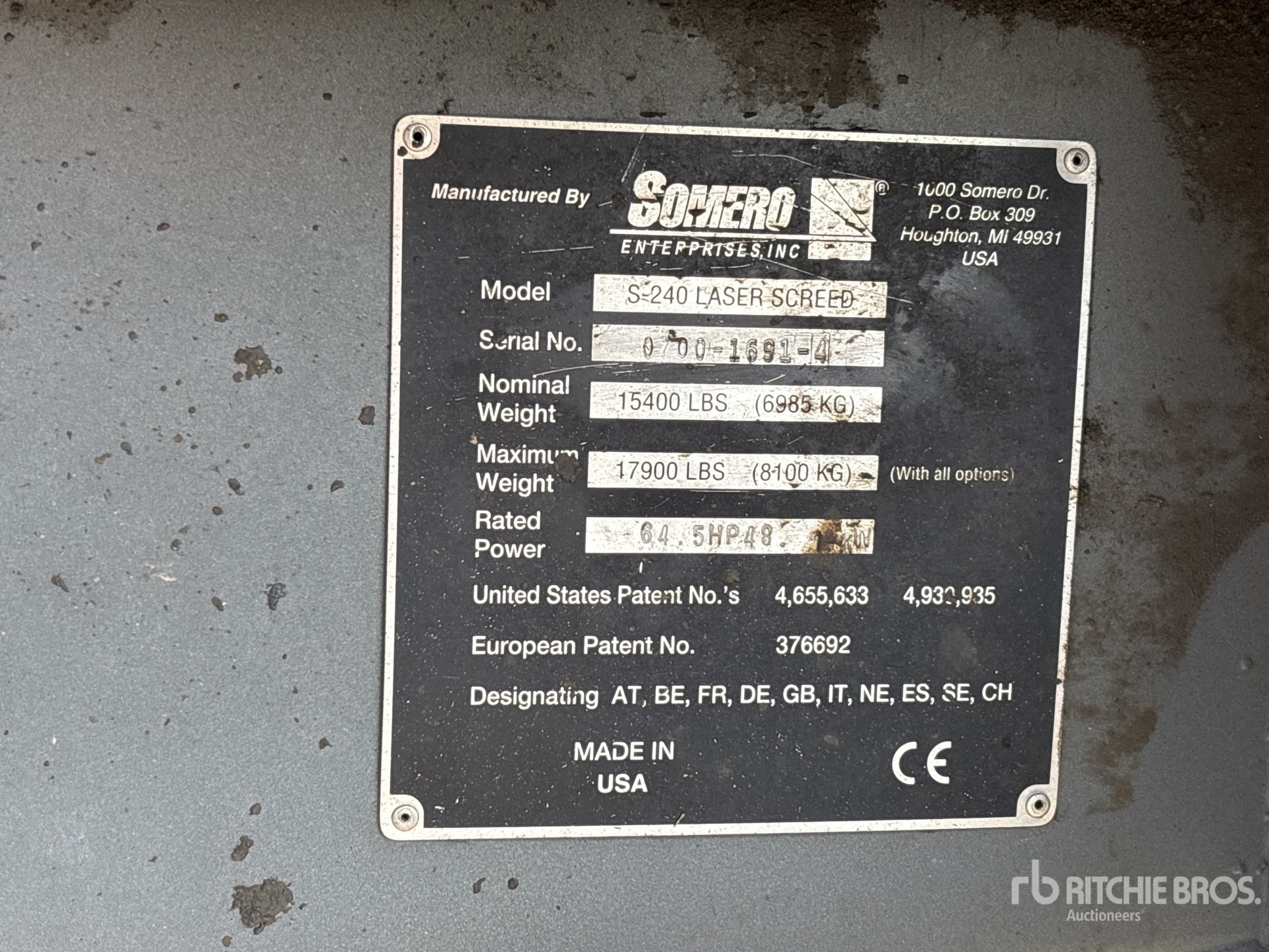 2000 Somero S-240