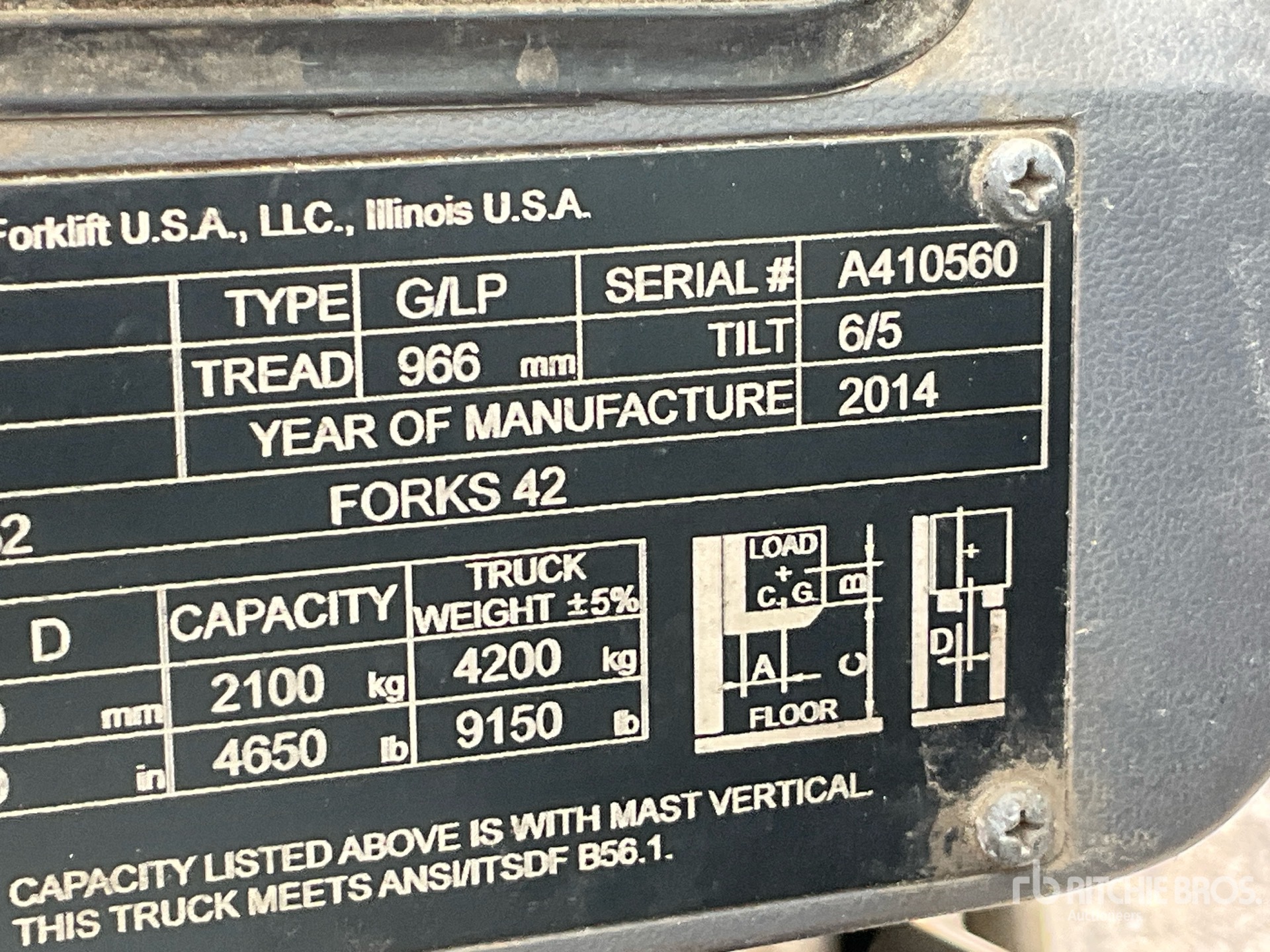 2014 Komatsu FG25T-16
