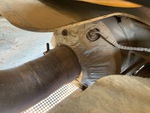 Engine with Auspuffanlage