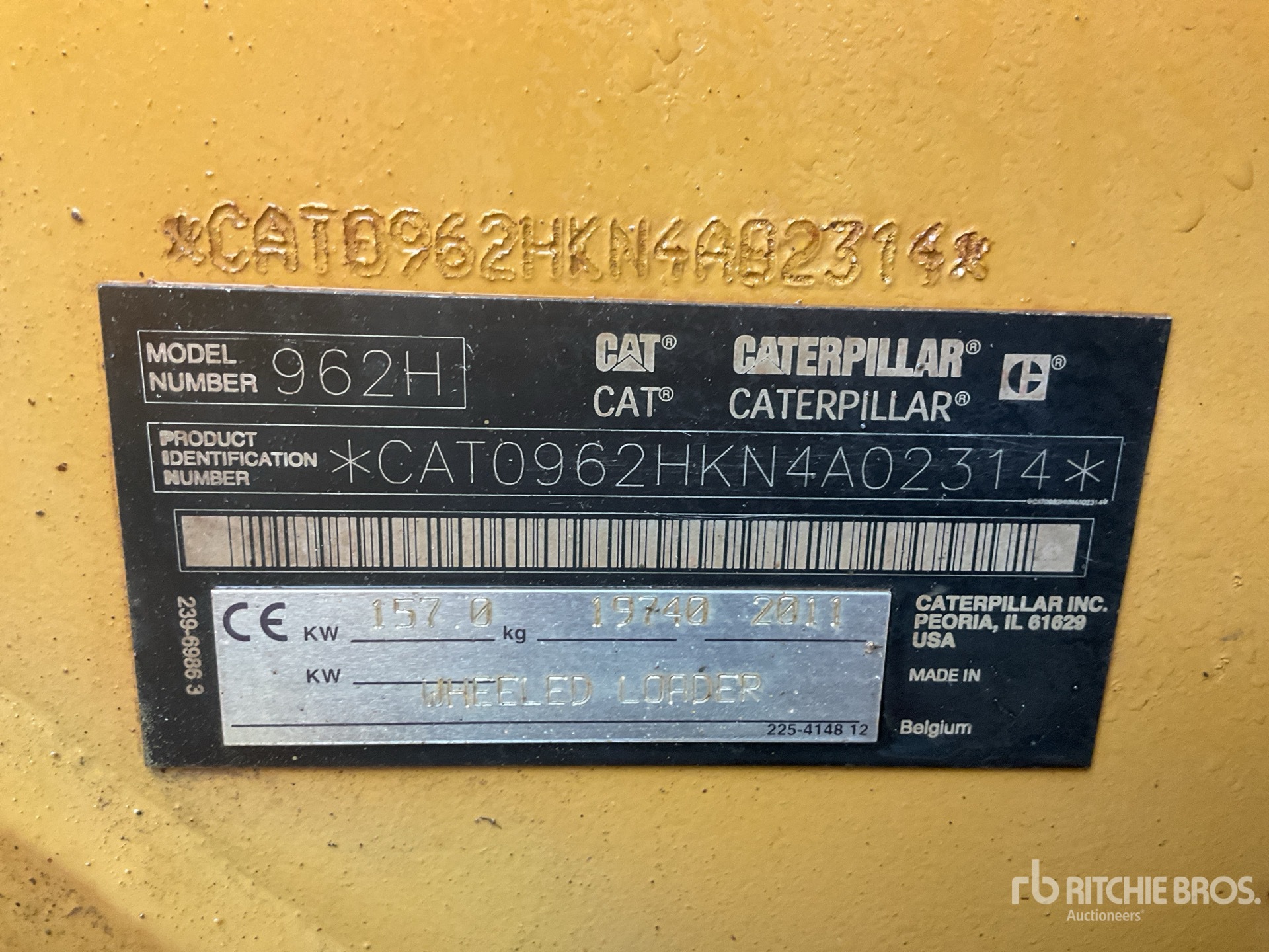 2011 Caterpillar 962H
