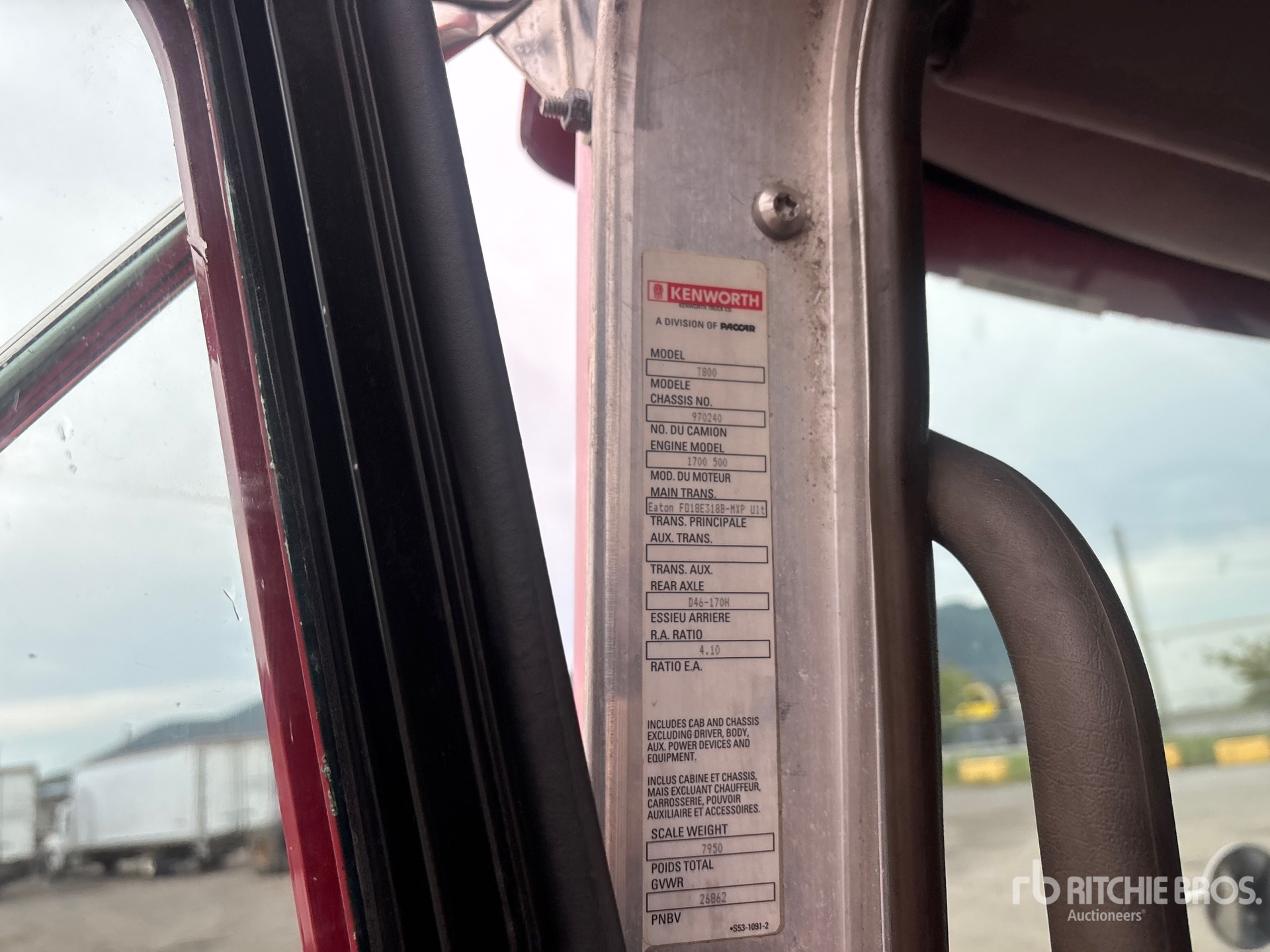 2014 Kenworth T800