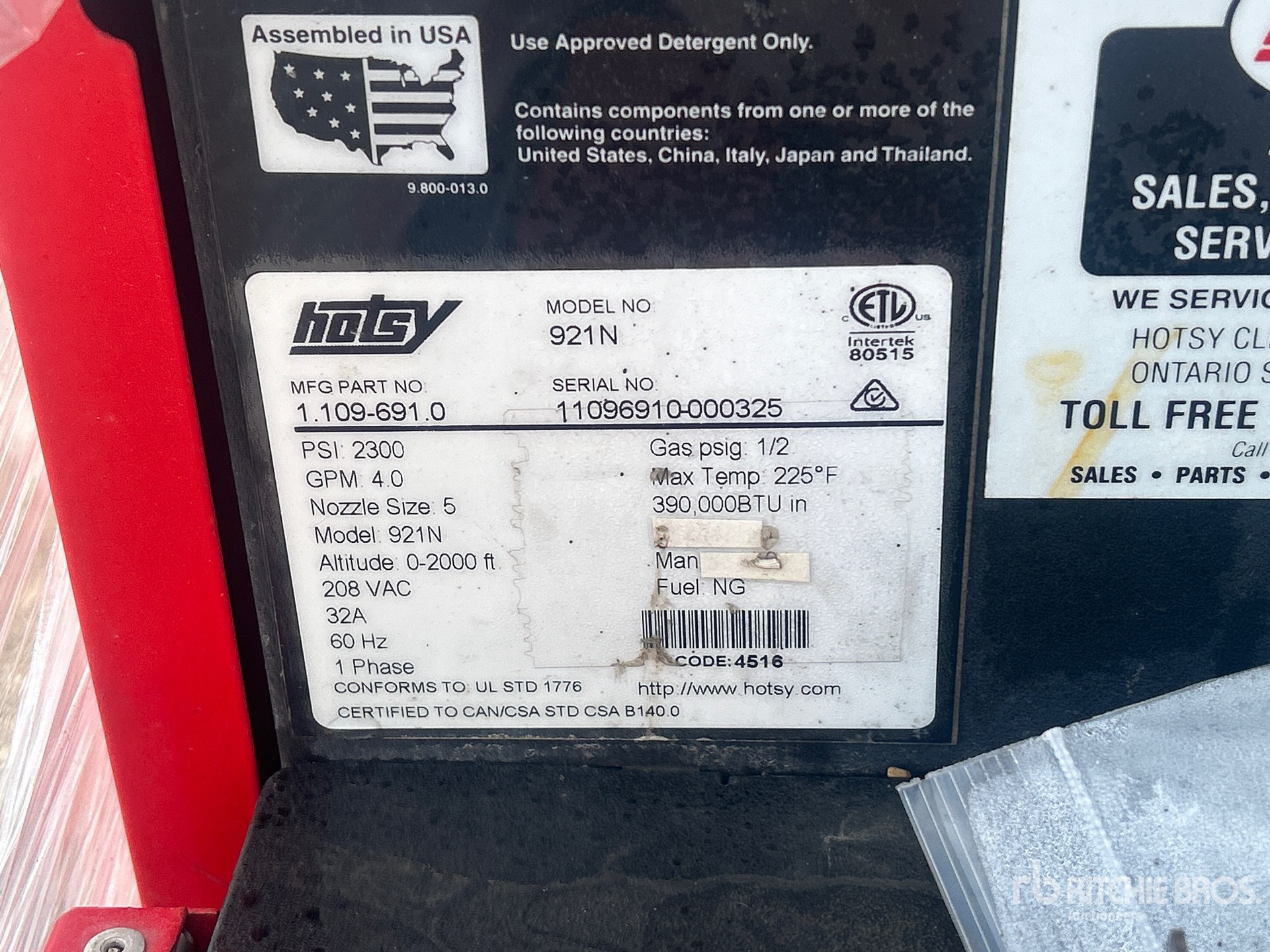 Hotsy 921N