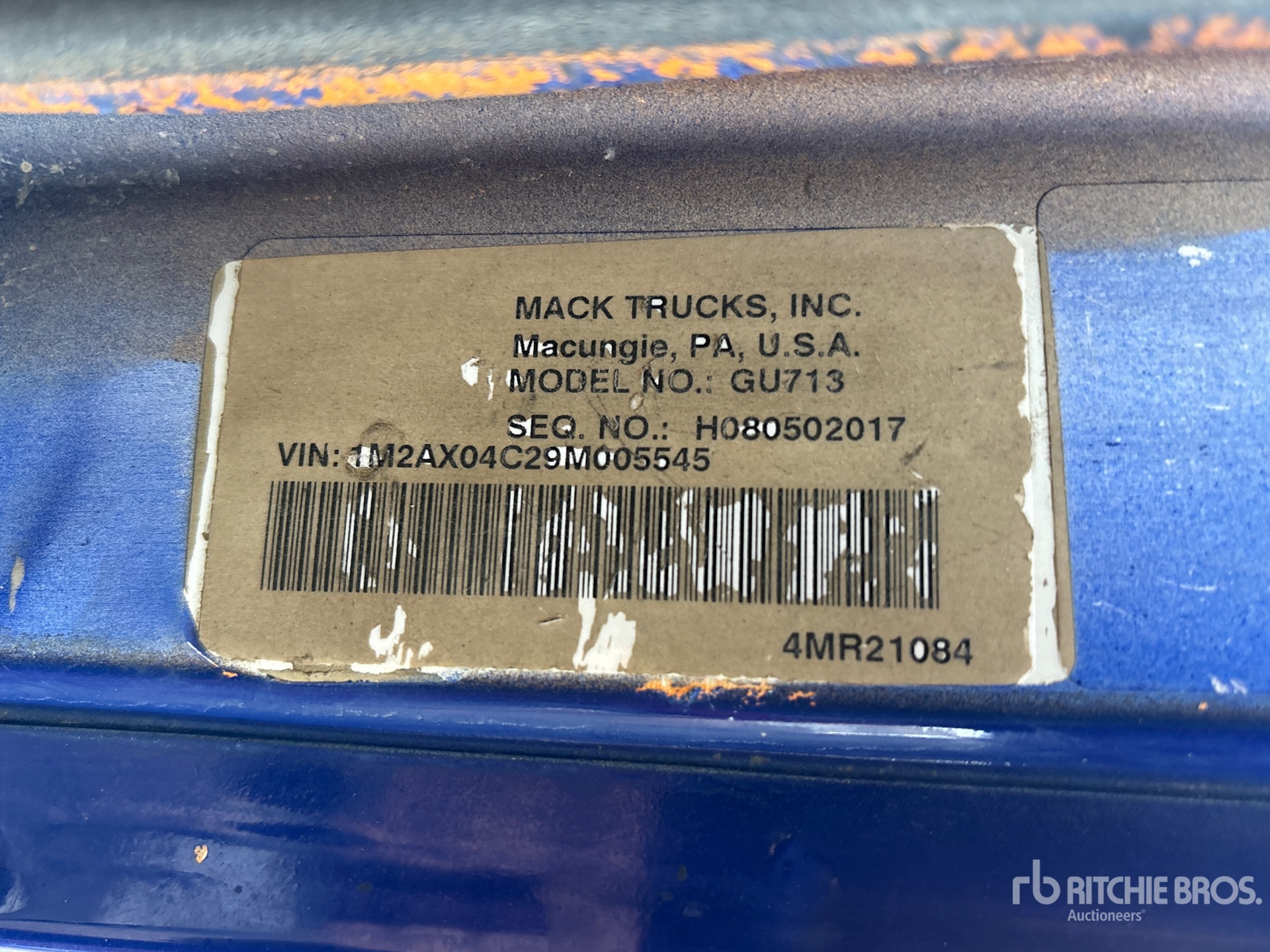 2009 Mack GU
