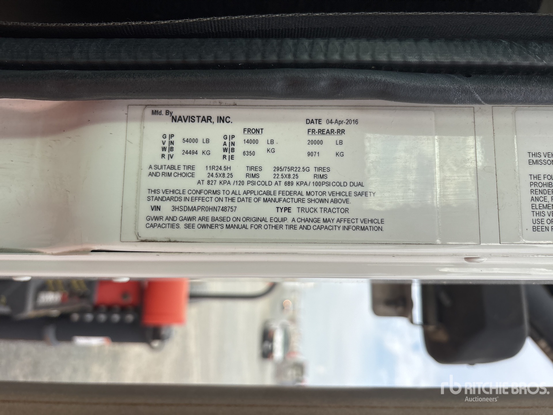 2017 International 9900