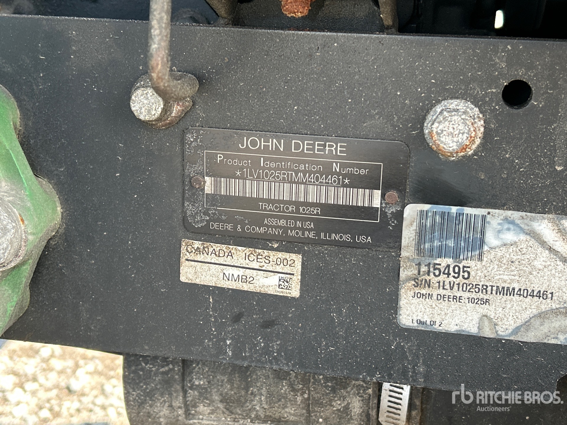 2021 John Deere 1025R