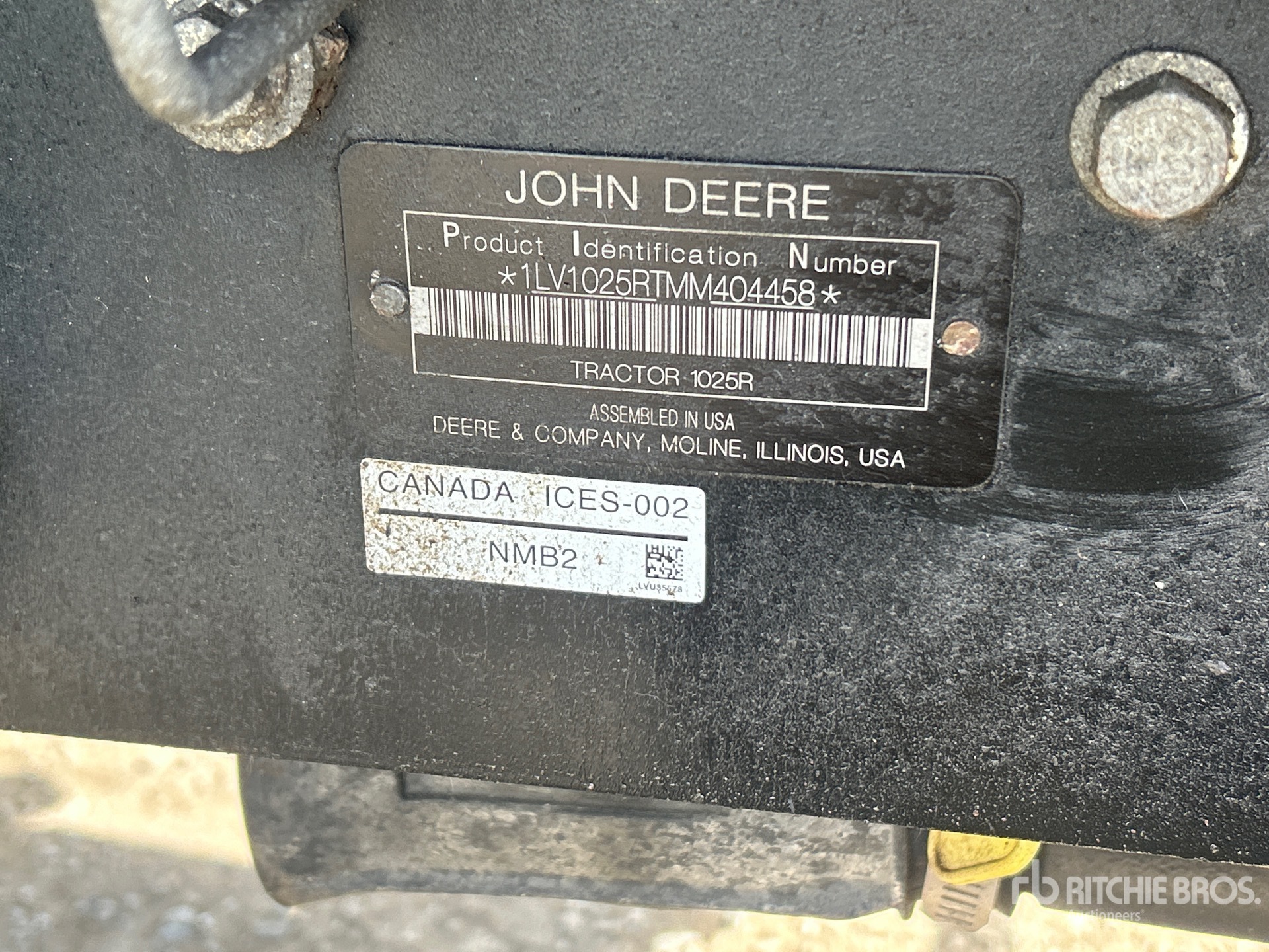 2021 John Deere 1025R