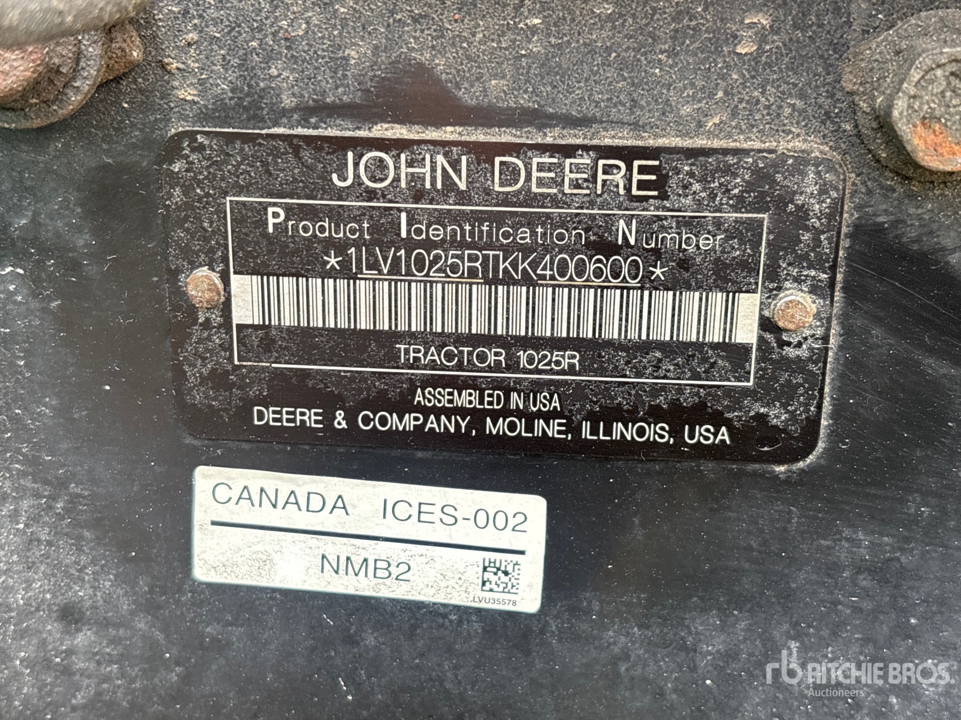 2019 John Deere 1025R
