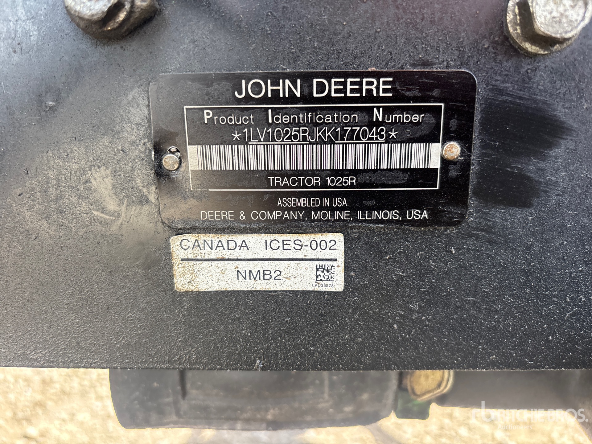 2019 John Deere 1025R