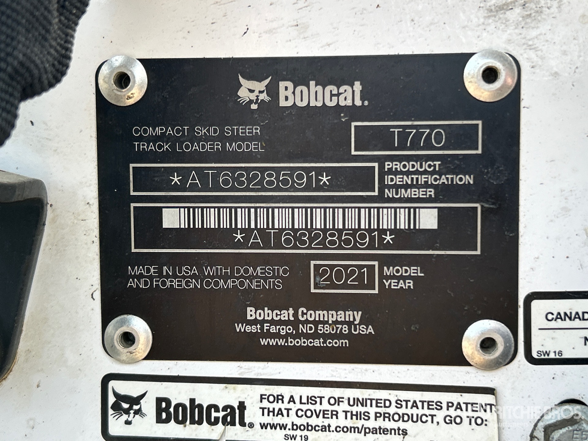 2021 Bobcat T770