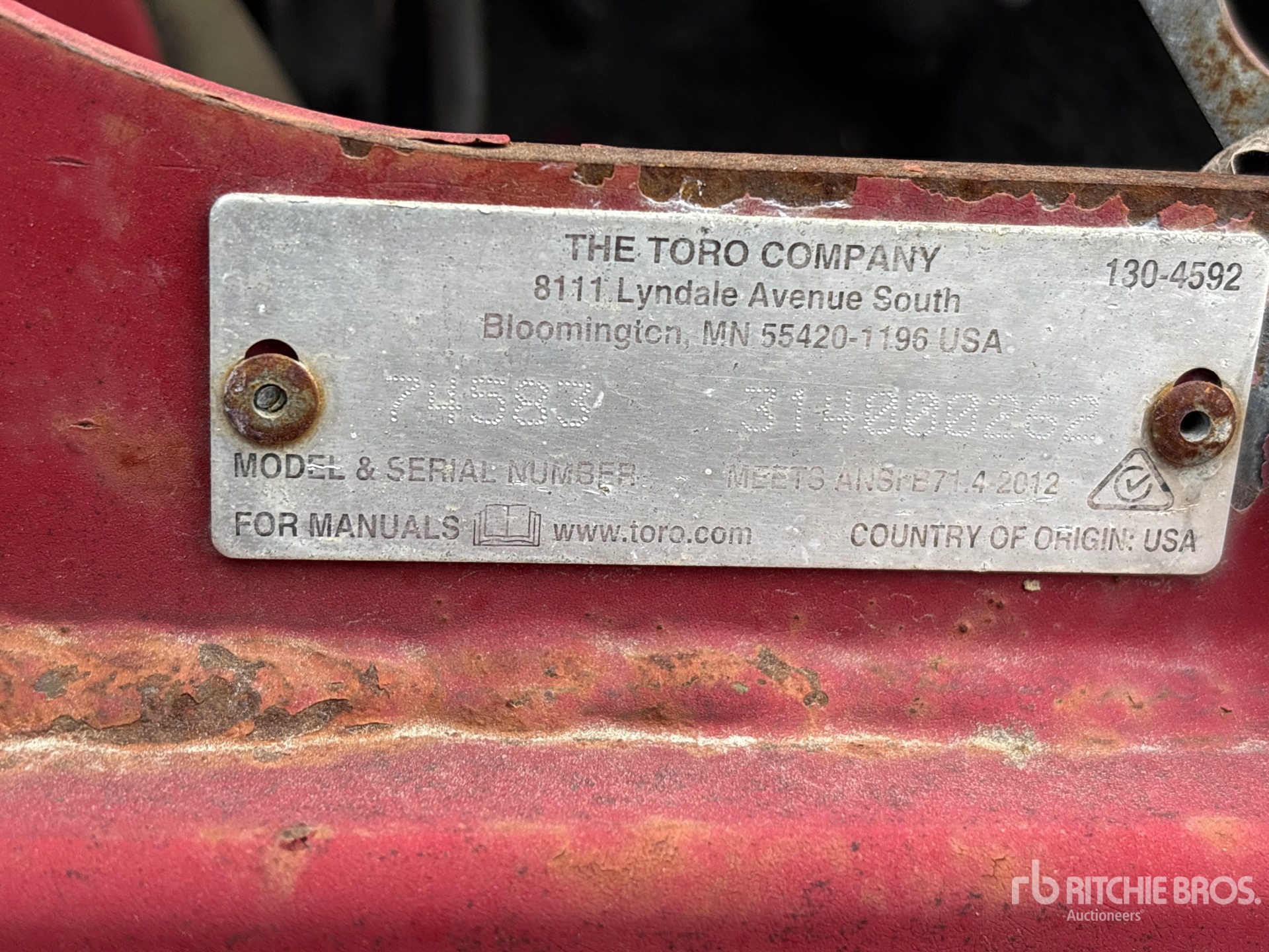 2014 Toro 75483
